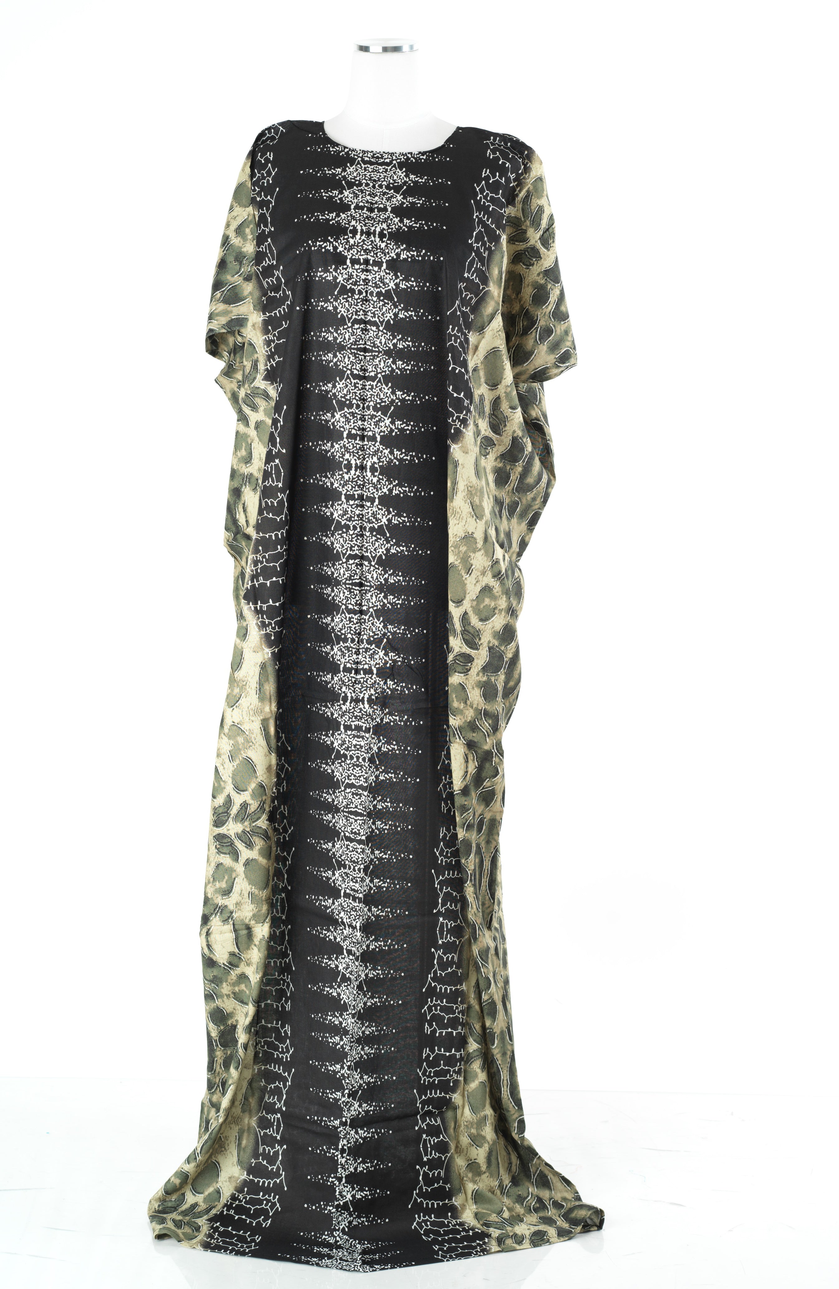 Olive Aztec Bati Dress