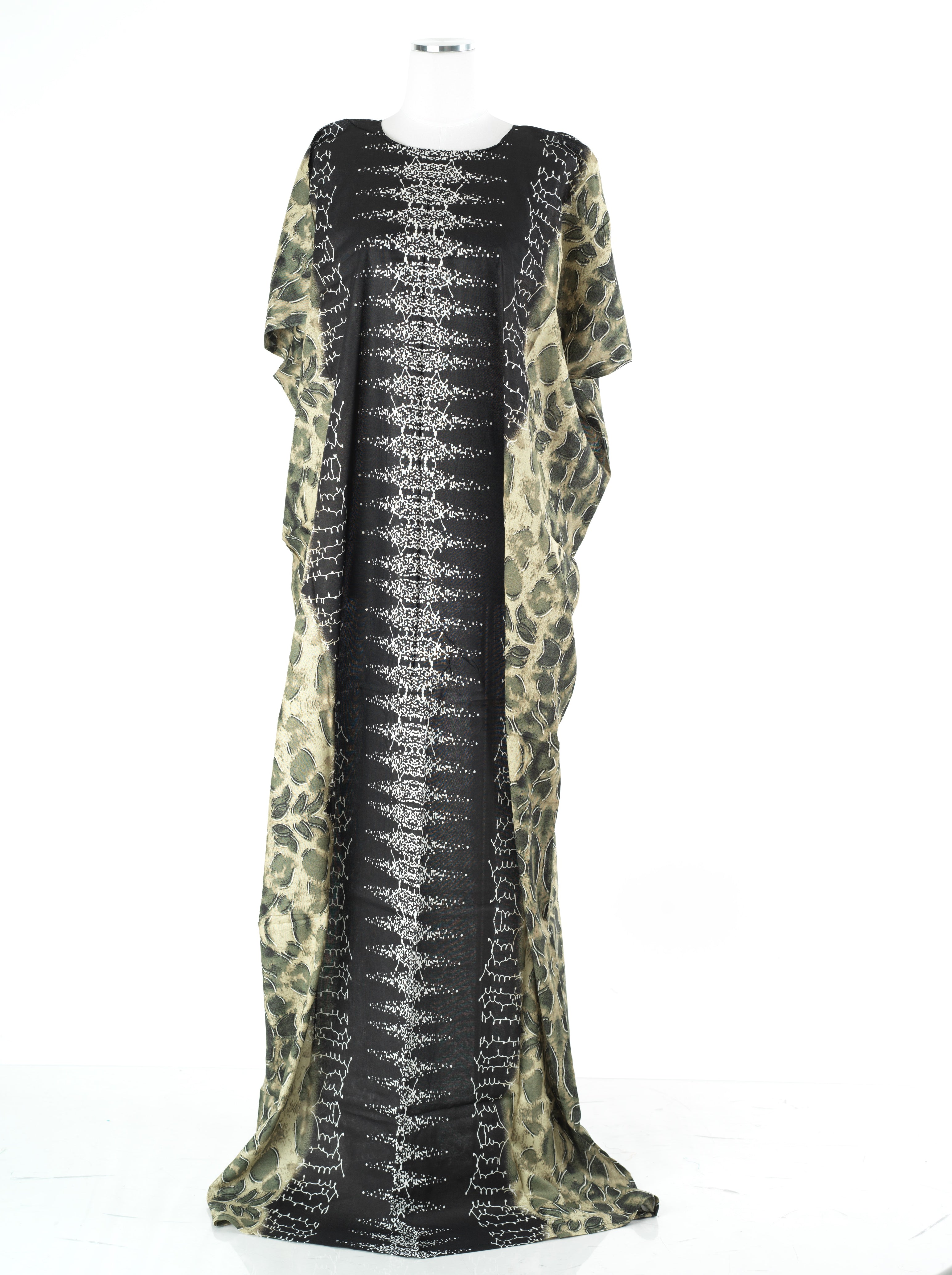 Olive Aztec Bati Dress