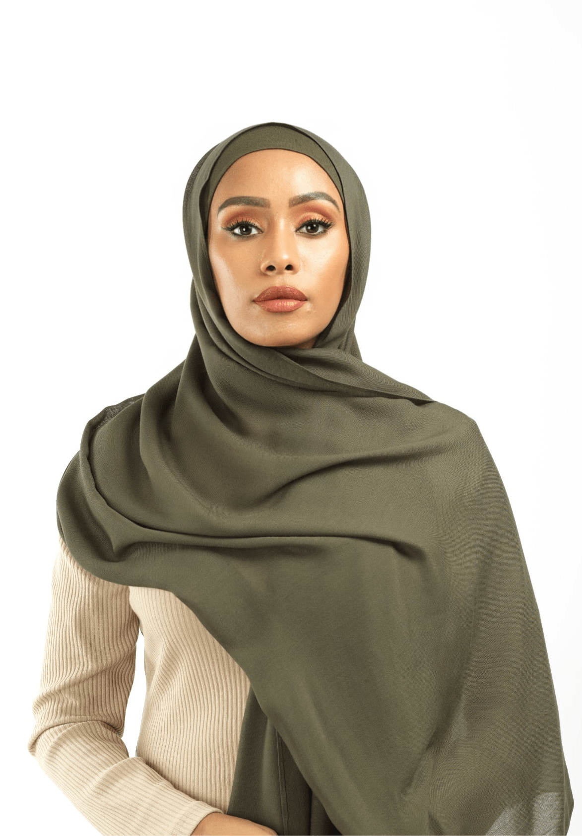 Olive Modal hijab Kabayare