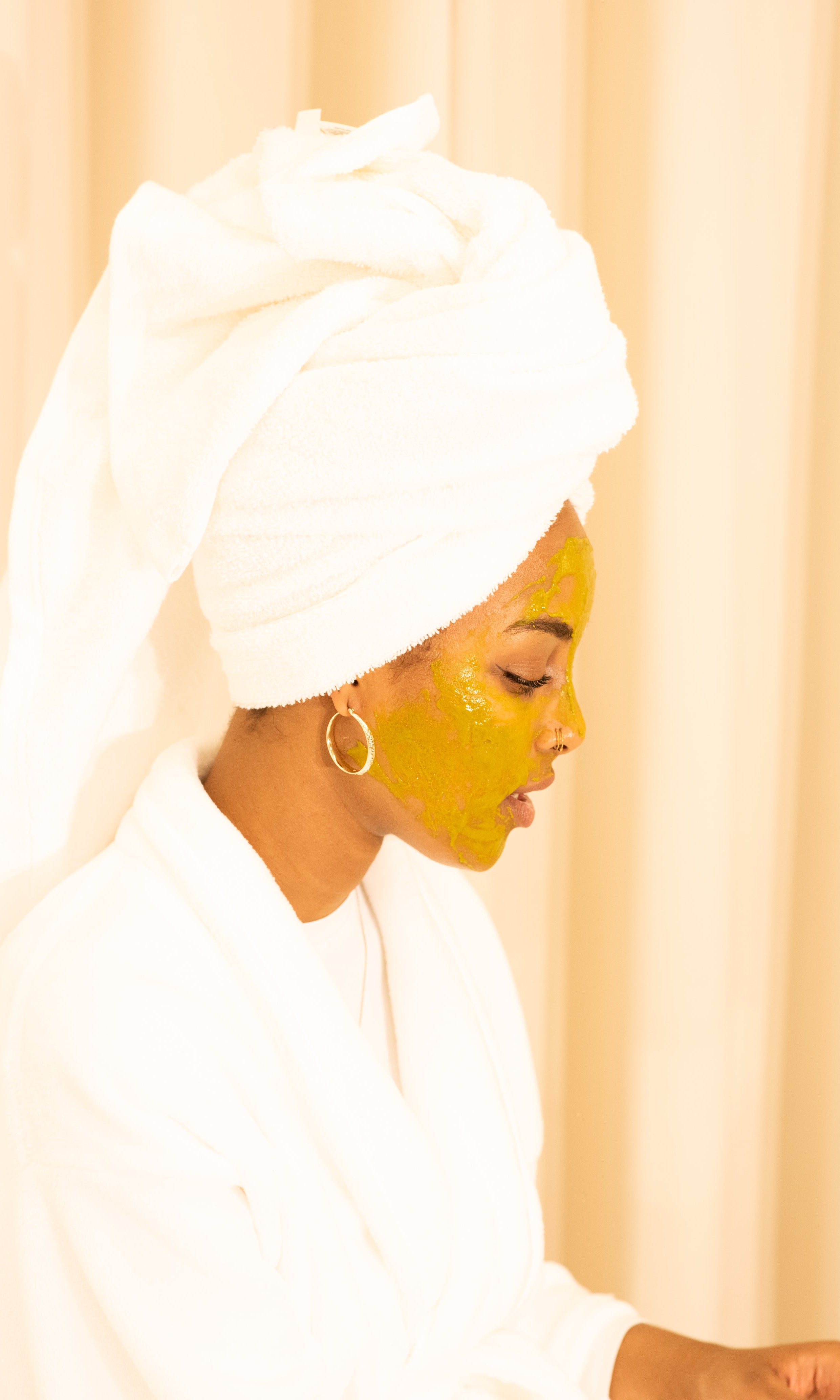 Organic Qasil and Turmeric Face mask Bundle 8oz Monsun Beauty