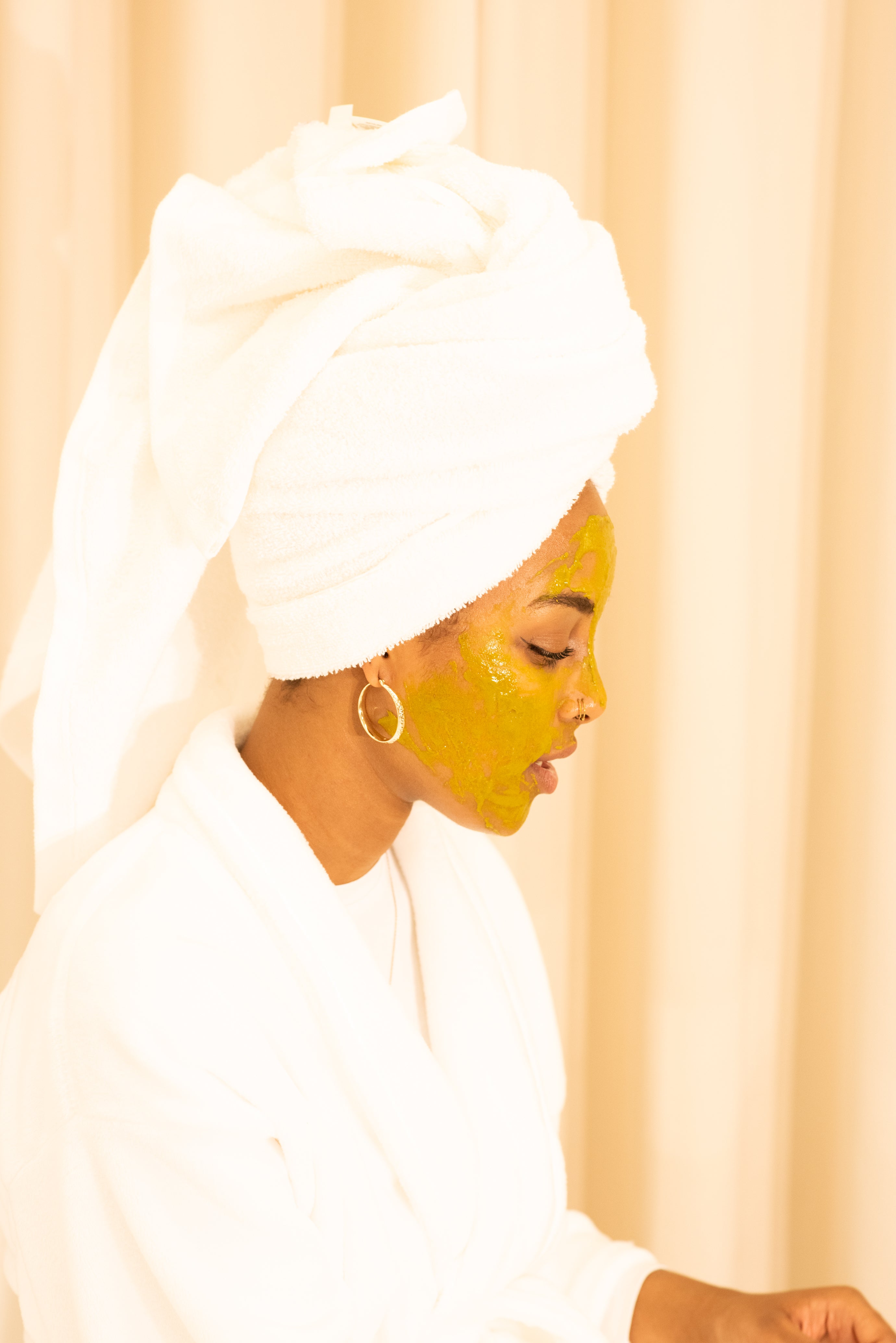 Organic Qasil and Turmeric Face mask Bundle 8oz Monsun Beauty