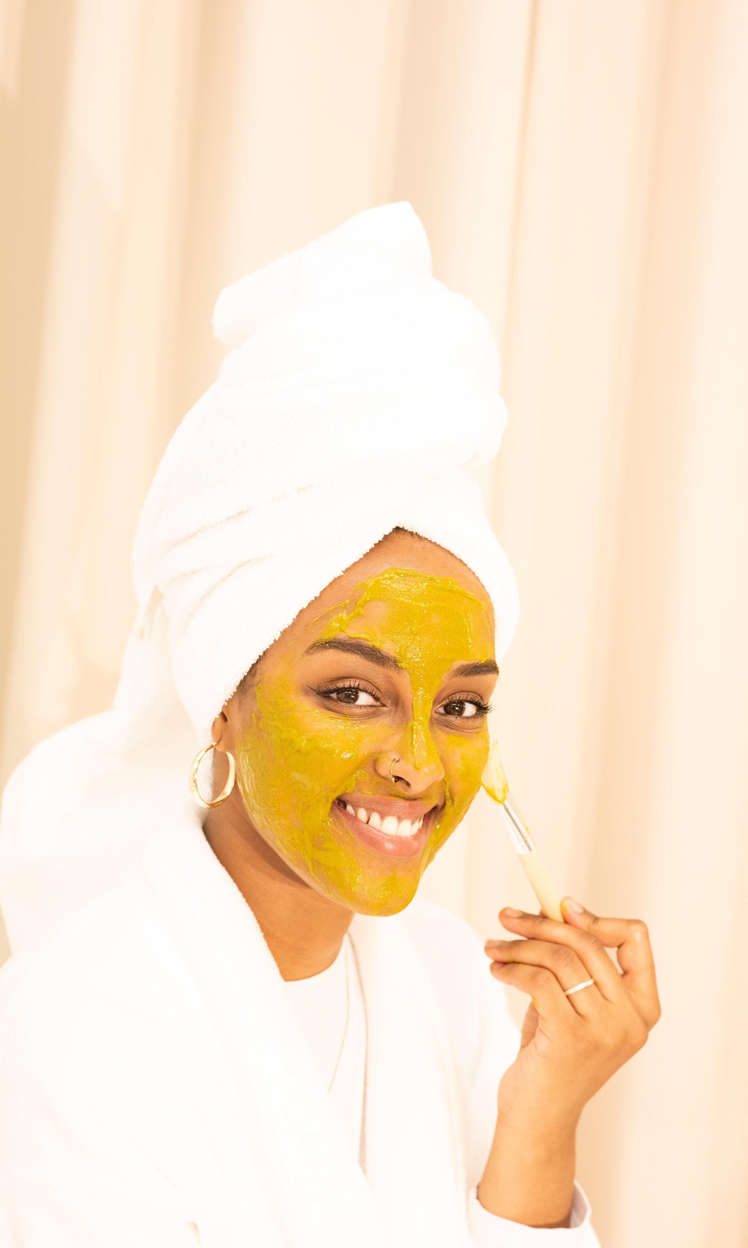 Organic Qasil and Turmeric Face mask Bundle 8oz Monsun Beauty