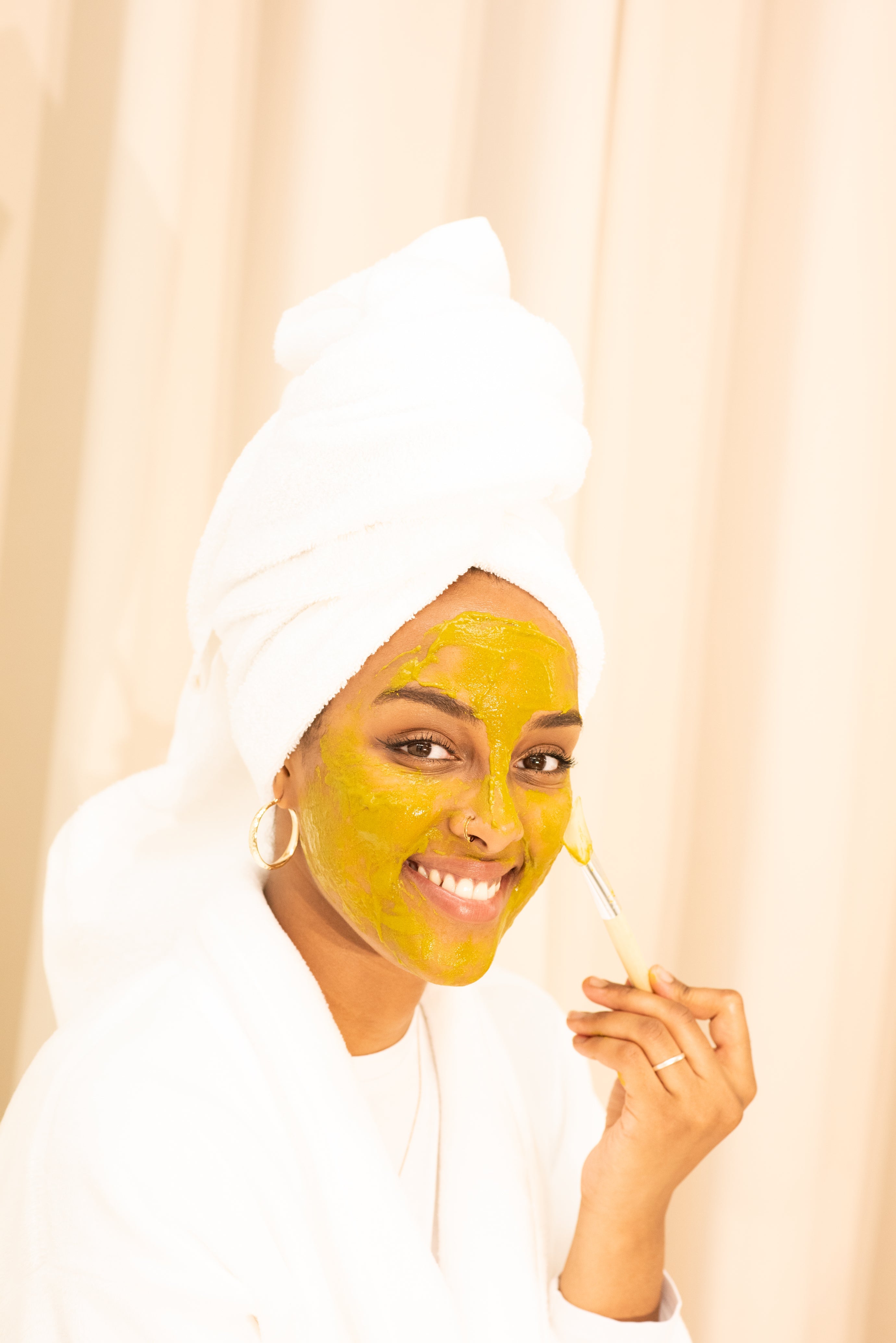 Organic Qasil and Turmeric Face mask Bundle 8oz Monsun Beauty