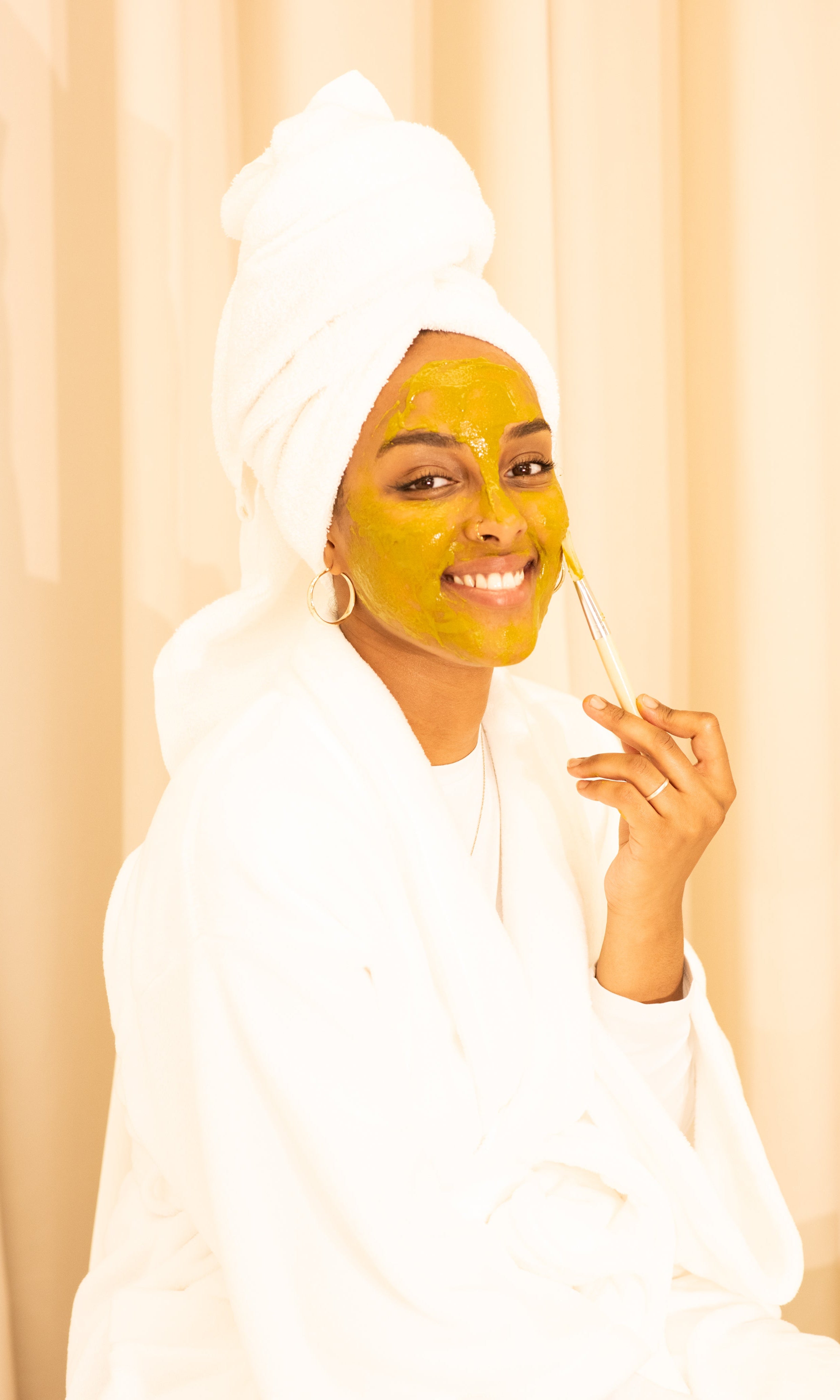 Organic Qasil and Turmeric Face mask Bundle 8oz Monsun Beauty