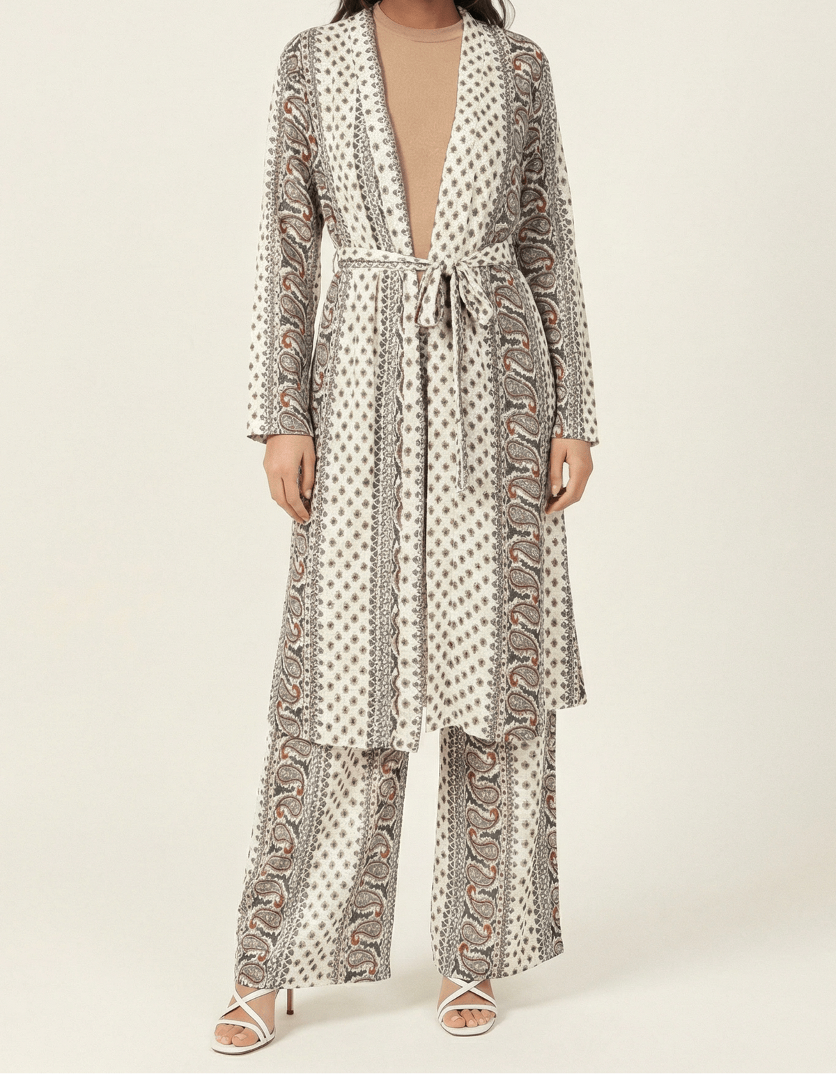 Paisley print matching set Kabayare