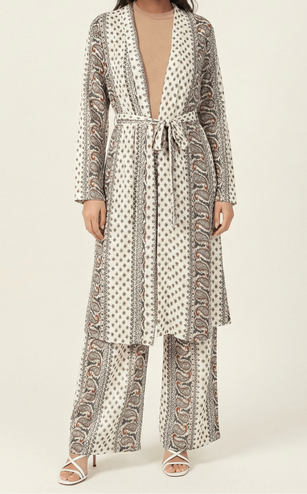Paisley print matching set Kabayare