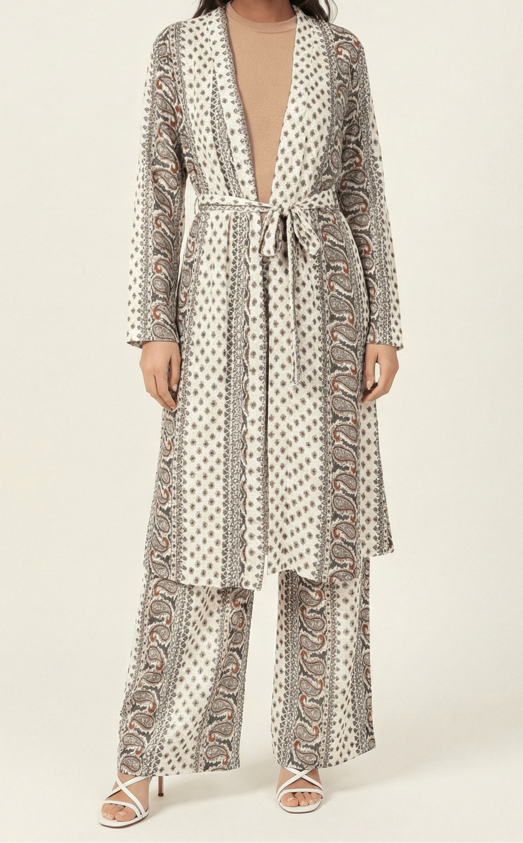Paisley print matching set Kabayare