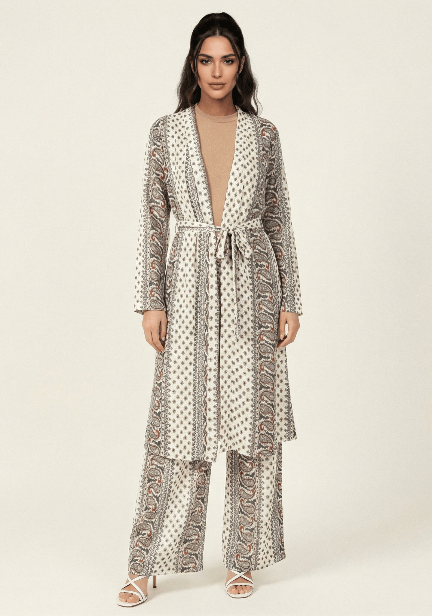 Paisley print matching set Kabayare