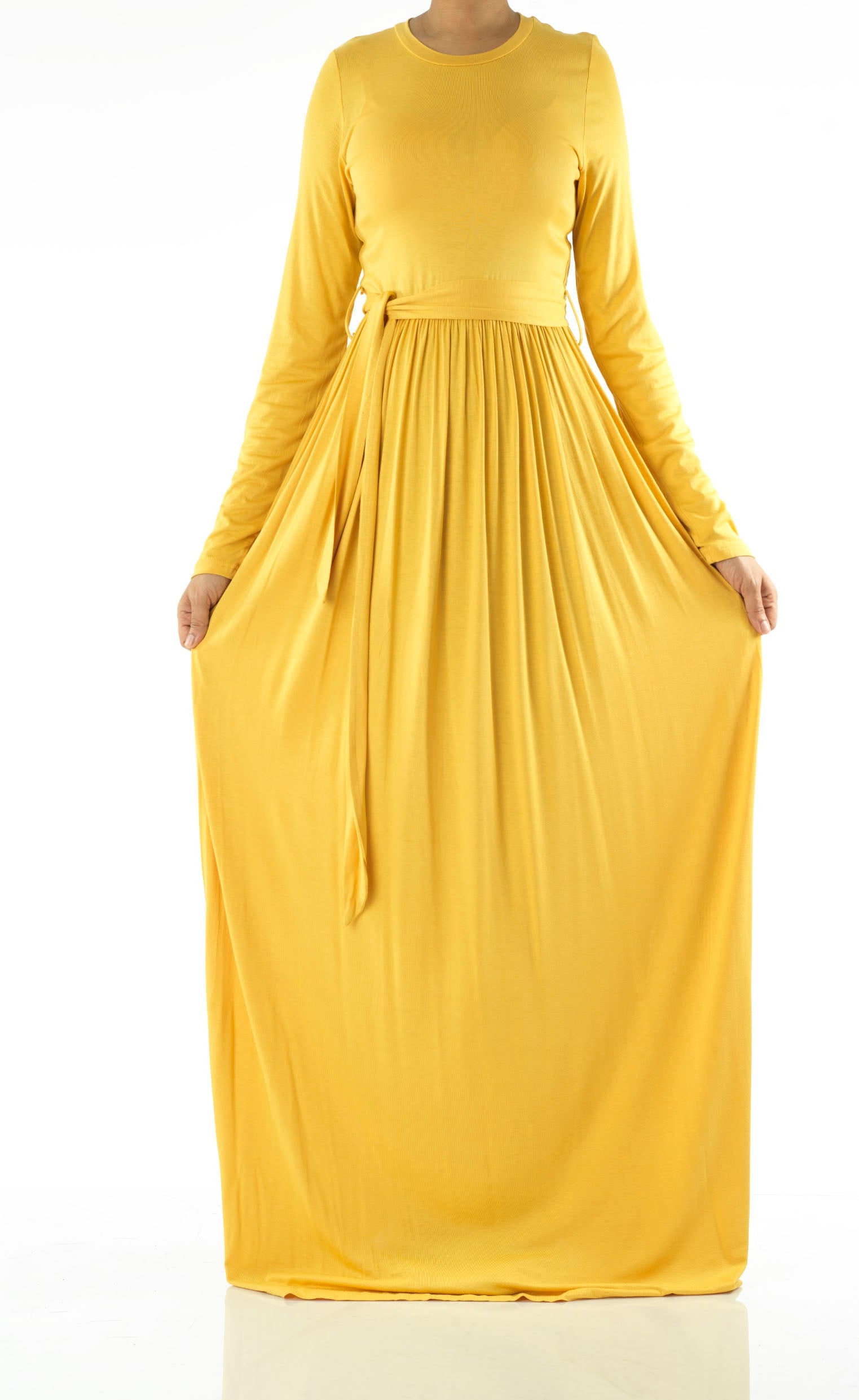 Copy of Black Cotton Candy Jersey Maxi Dress ( Extra Soft) Kabayare