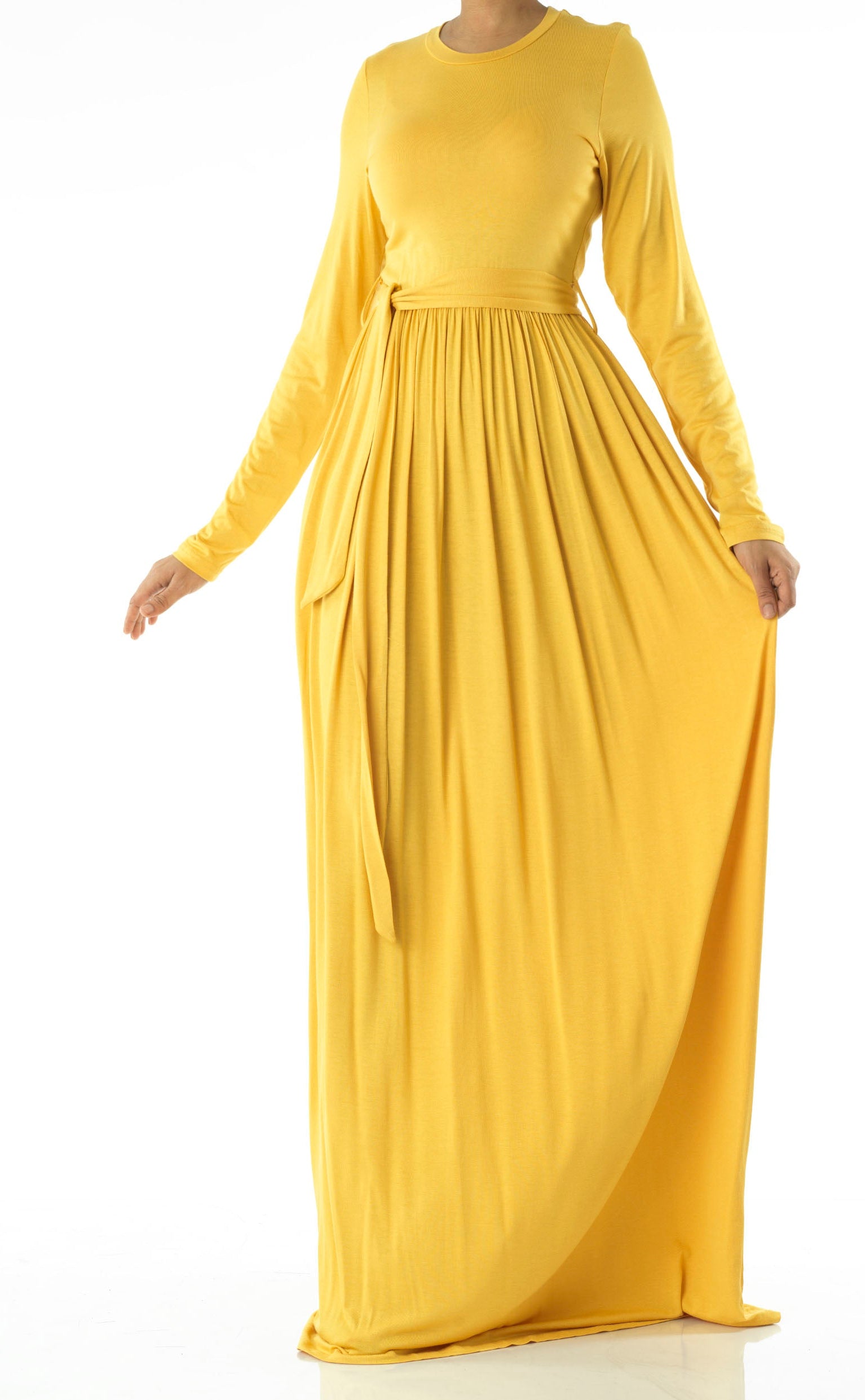 Copy of Black Cotton Candy Jersey Maxi Dress ( Extra Soft) Kabayare