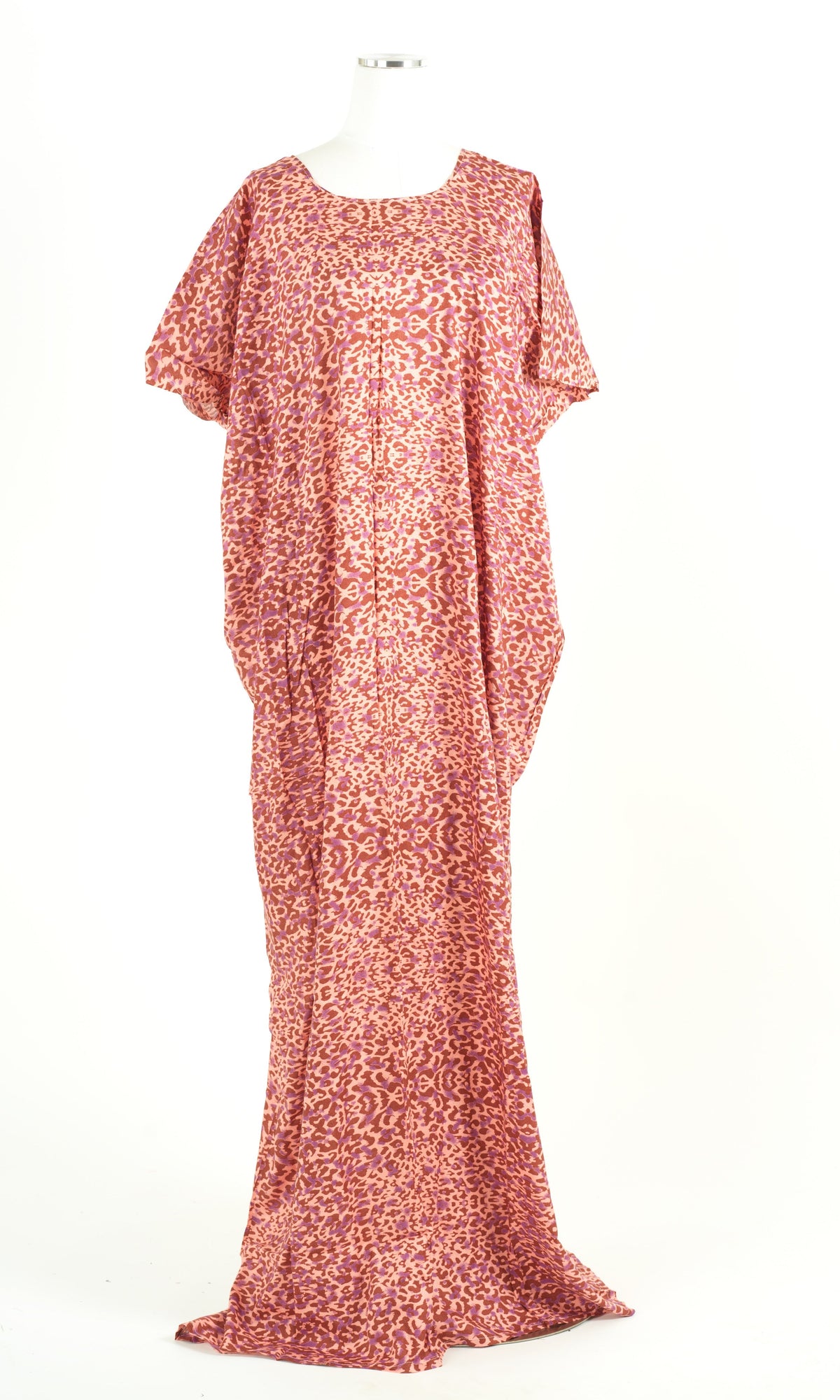Pink Cheetah print bati dress Kabayare