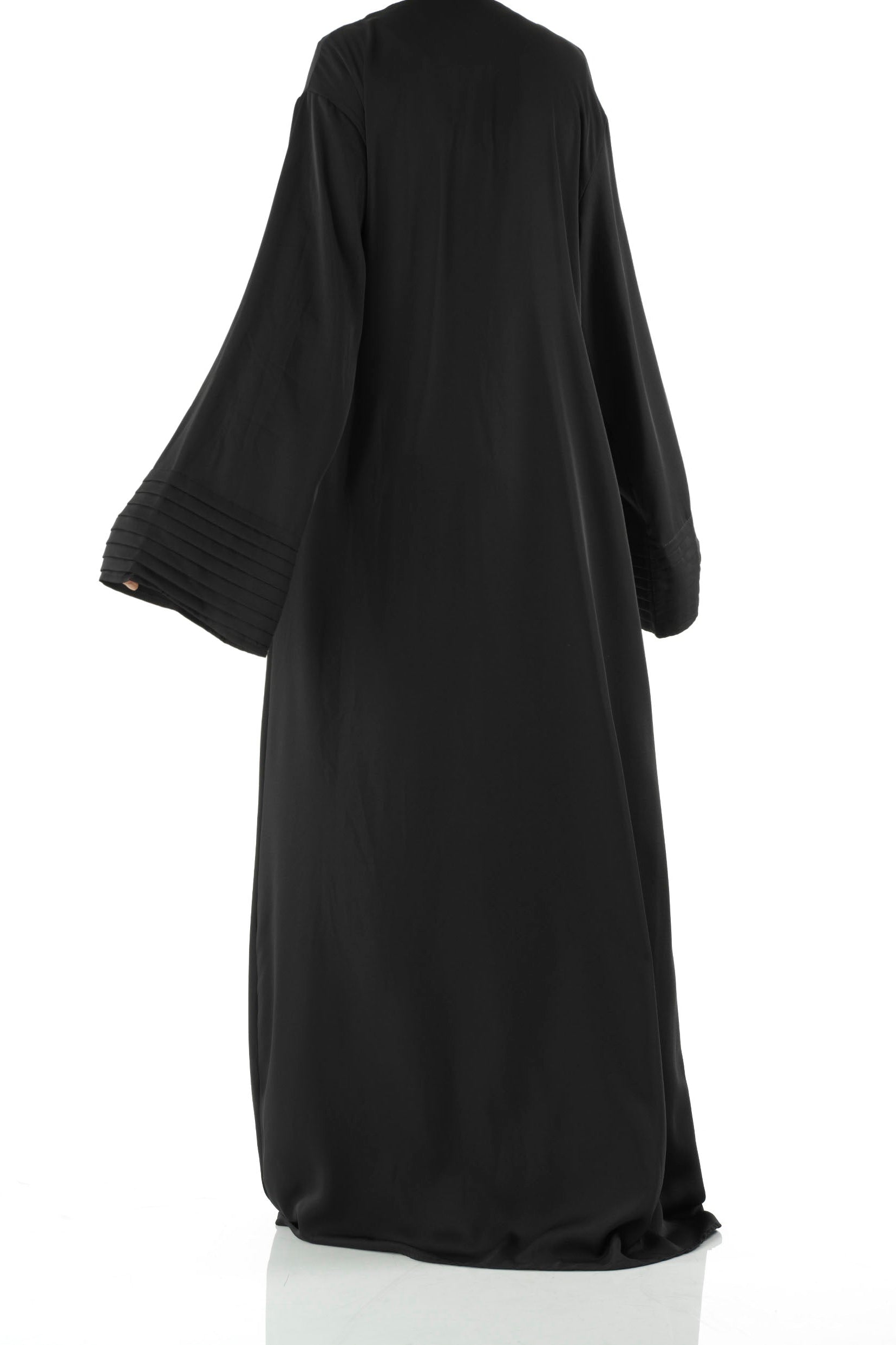 Pleated simple, yet elegant abaya Kabayare