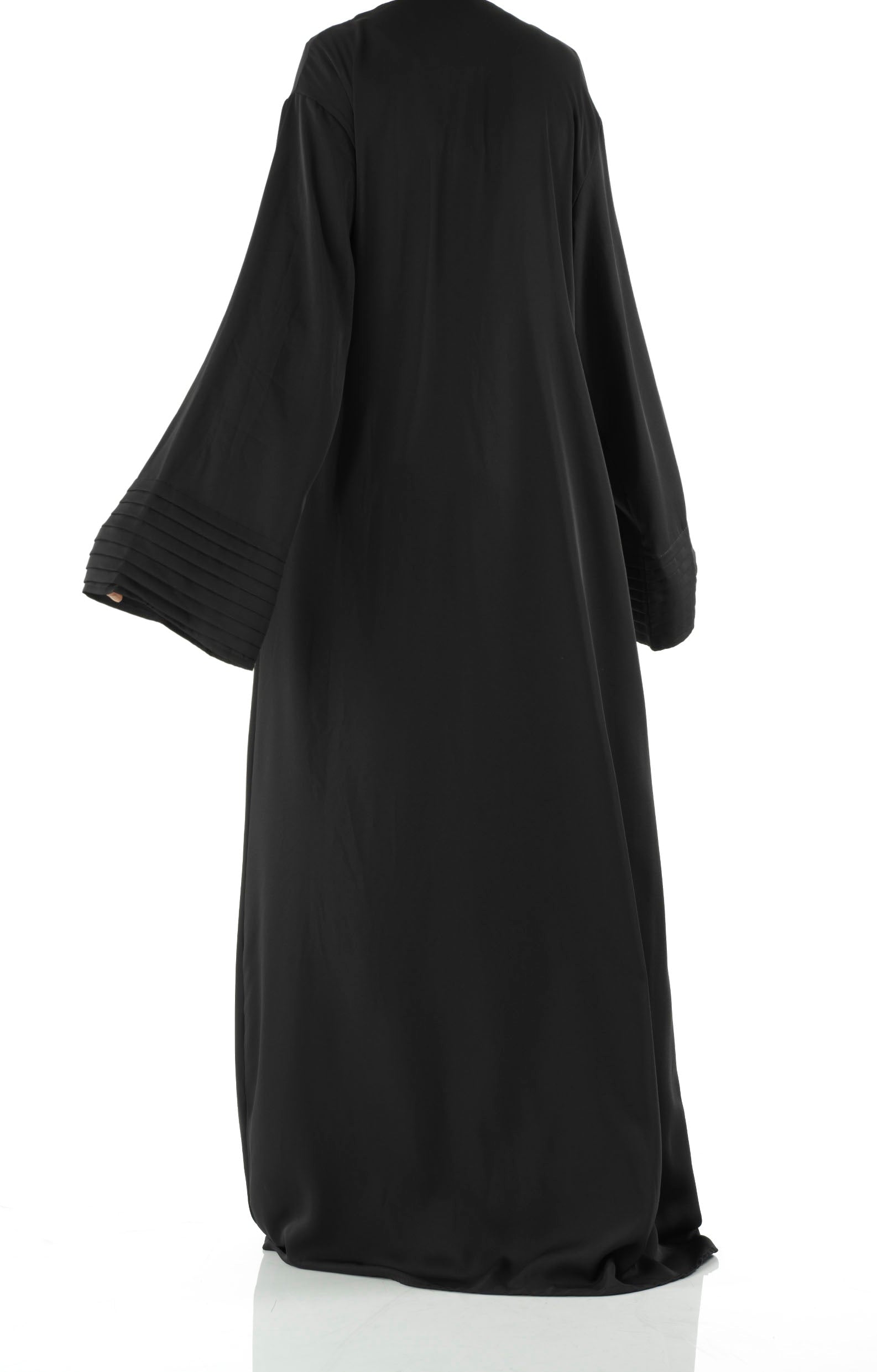 Pleated simple, yet elegant abaya Kabayare