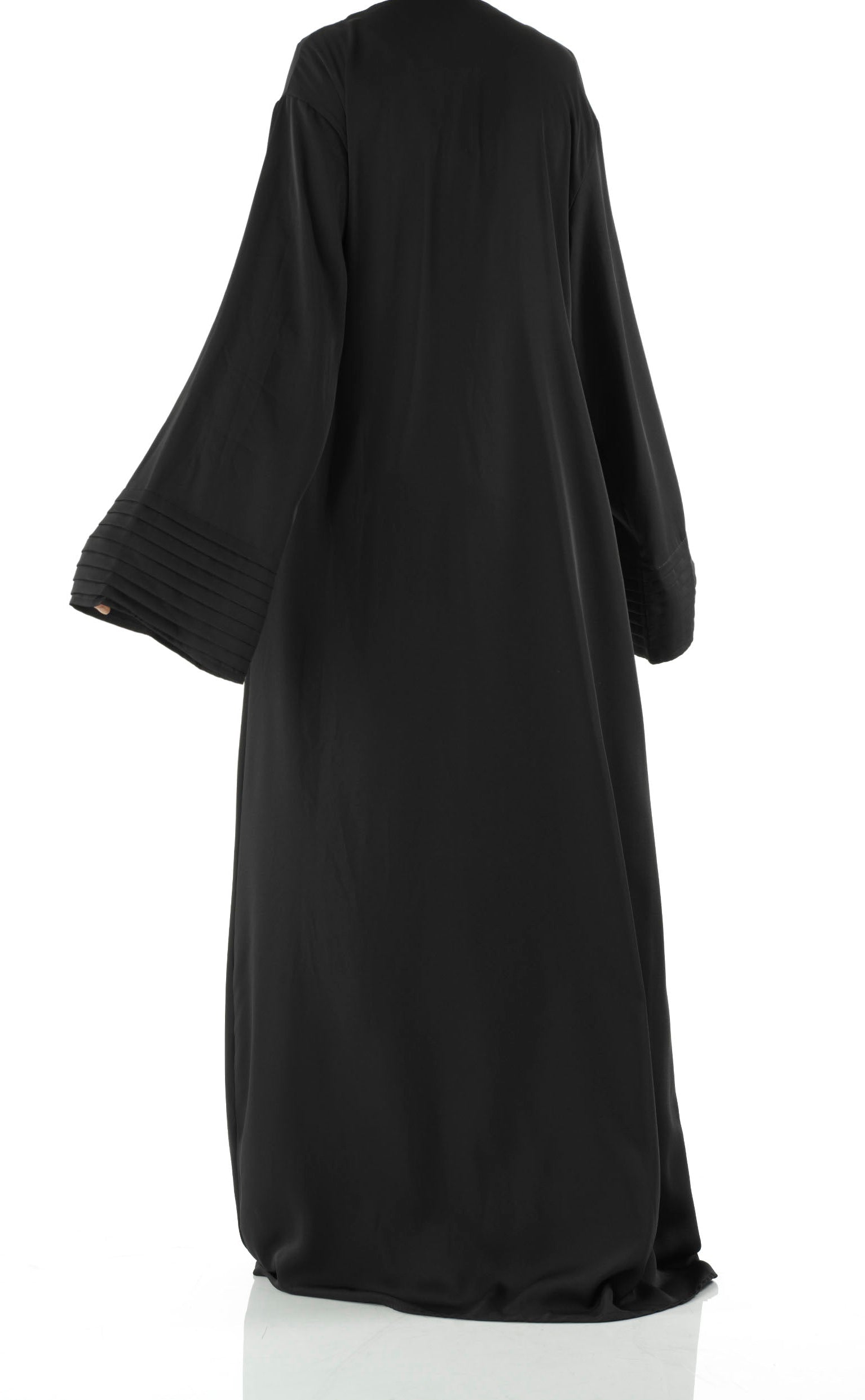 Pleated simple, yet elegant abaya Kabayare