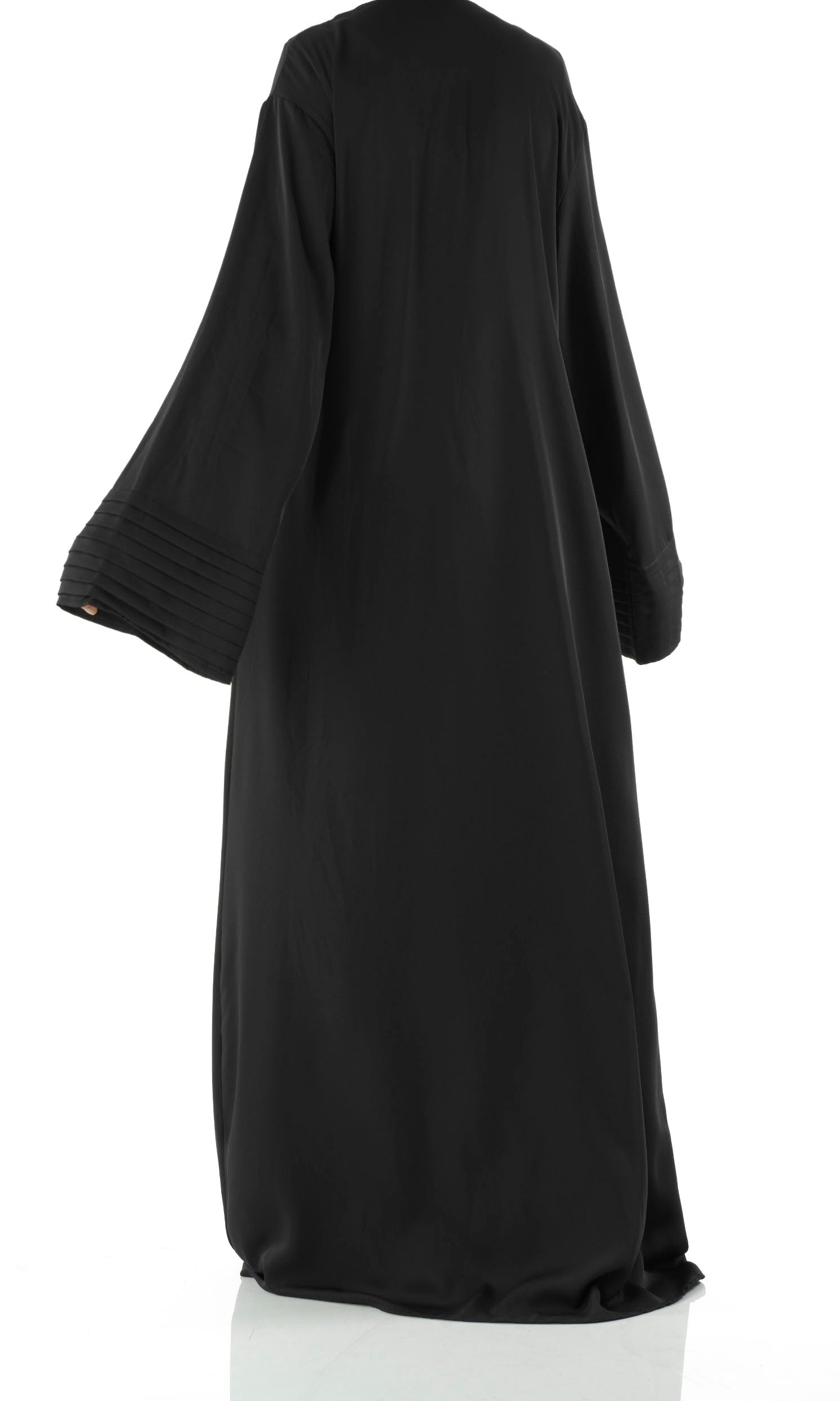 Pleated simple, yet elegant abaya Kabayare