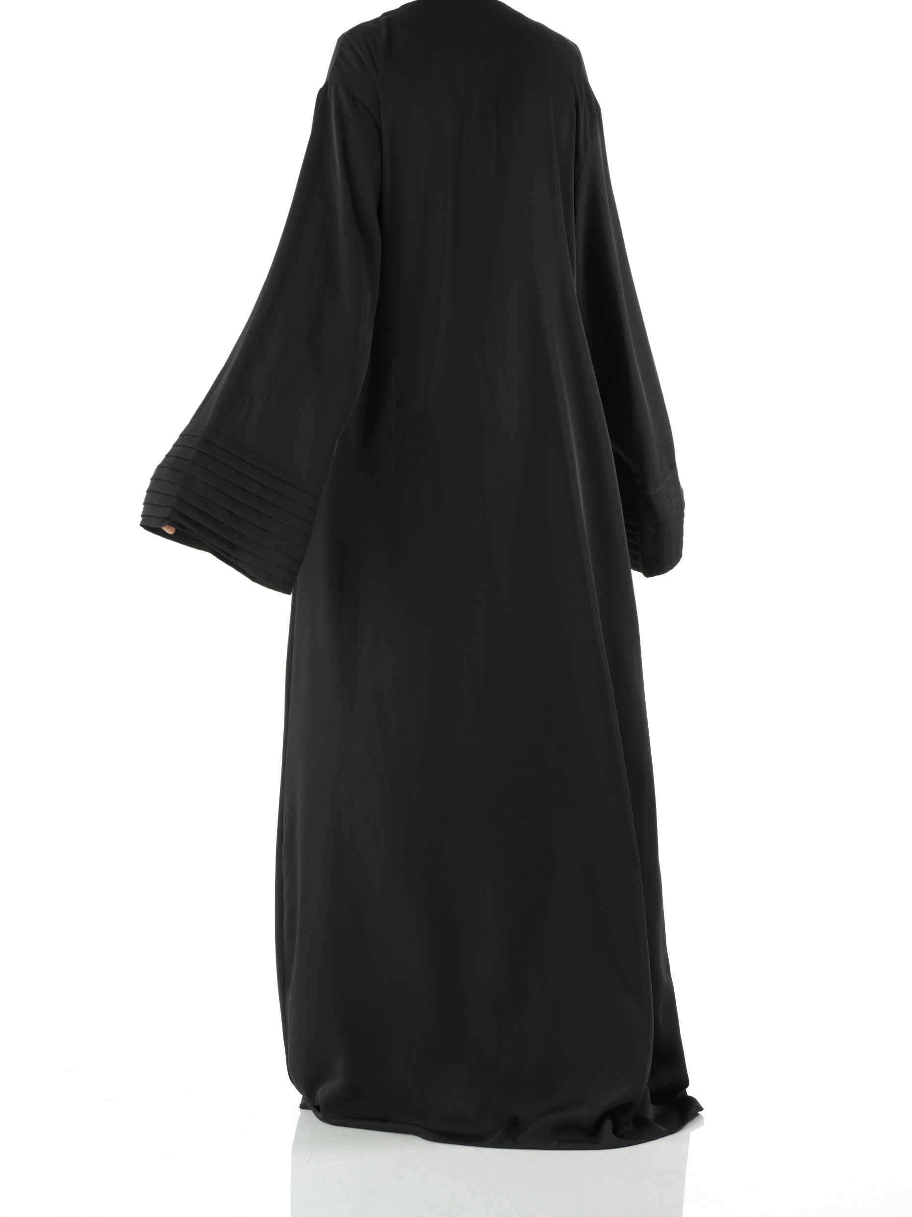 Pleated simple, yet elegant abaya Kabayare