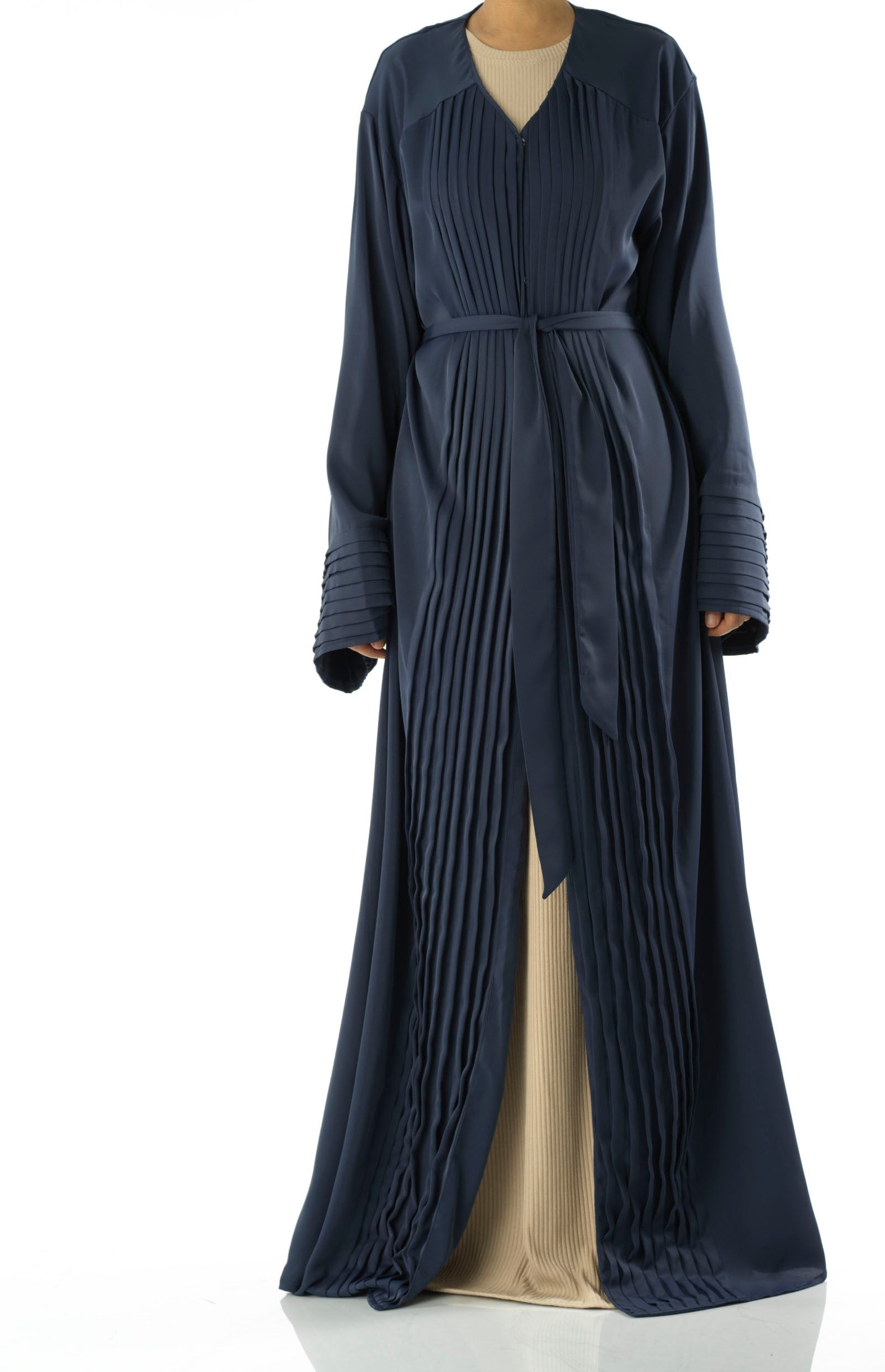 Pleated simple, yet elegant abaya Kabayare