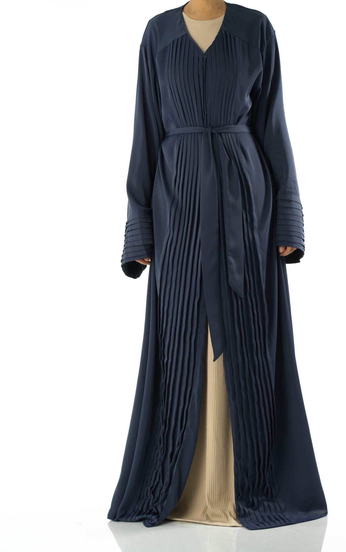 Pleated simple, yet elegant abaya Kabayare