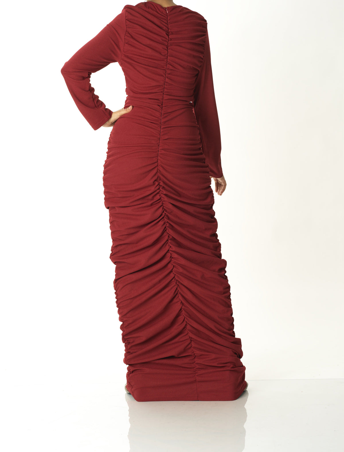 Ponti di roma ruched maxi dress Kabayare