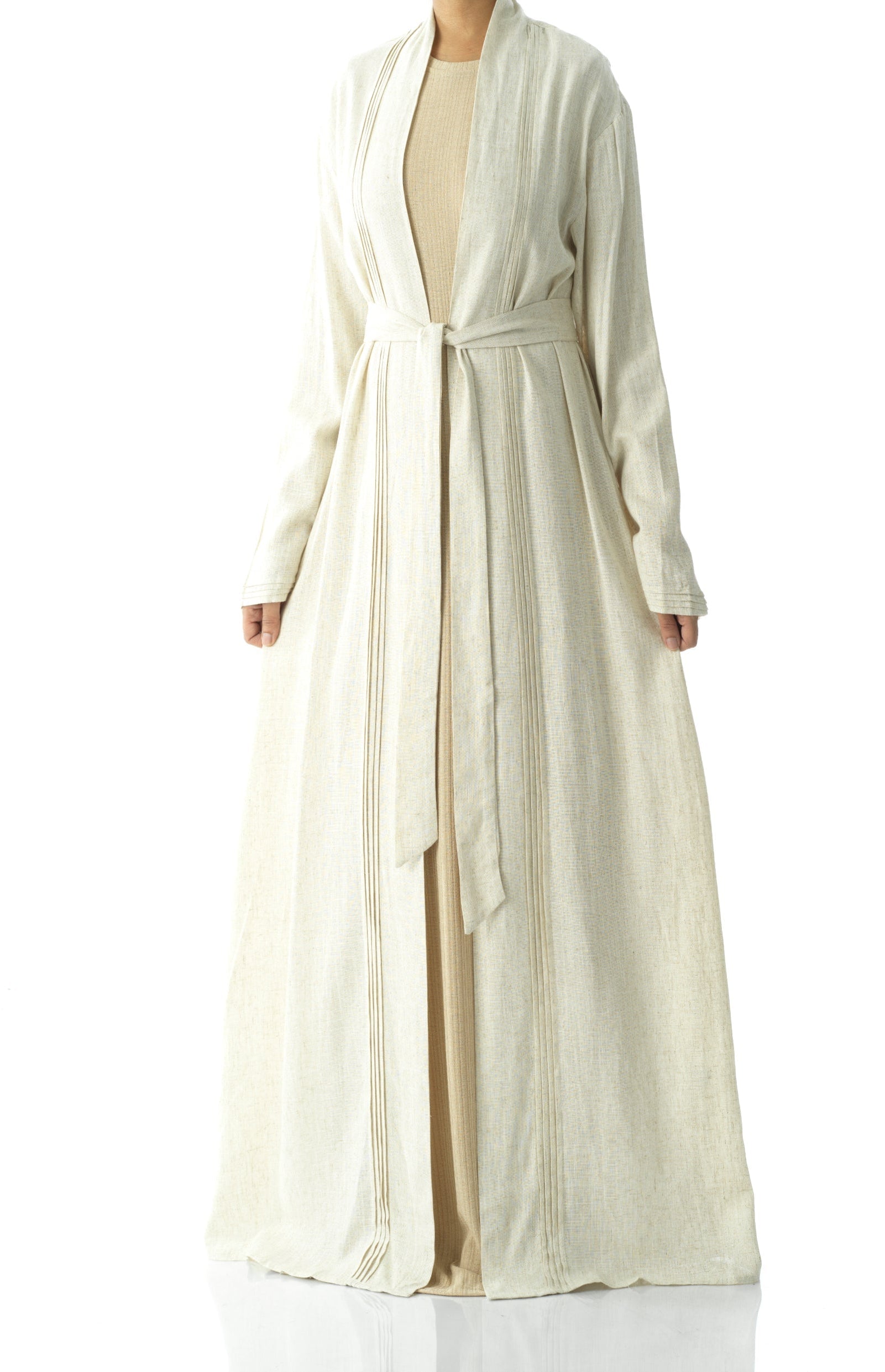 Prettty Linen cardigan abaya Kabayare