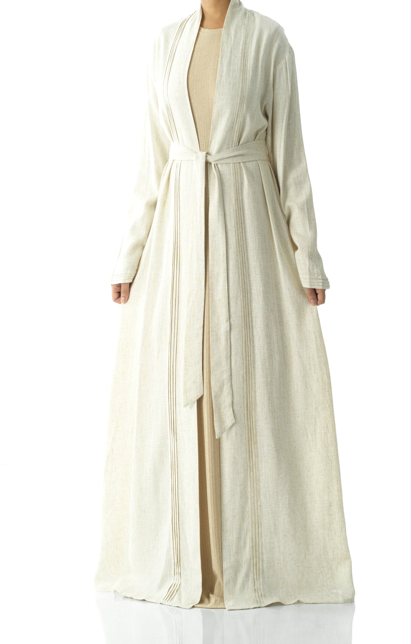 Prettty Linen cardigan abaya Kabayare