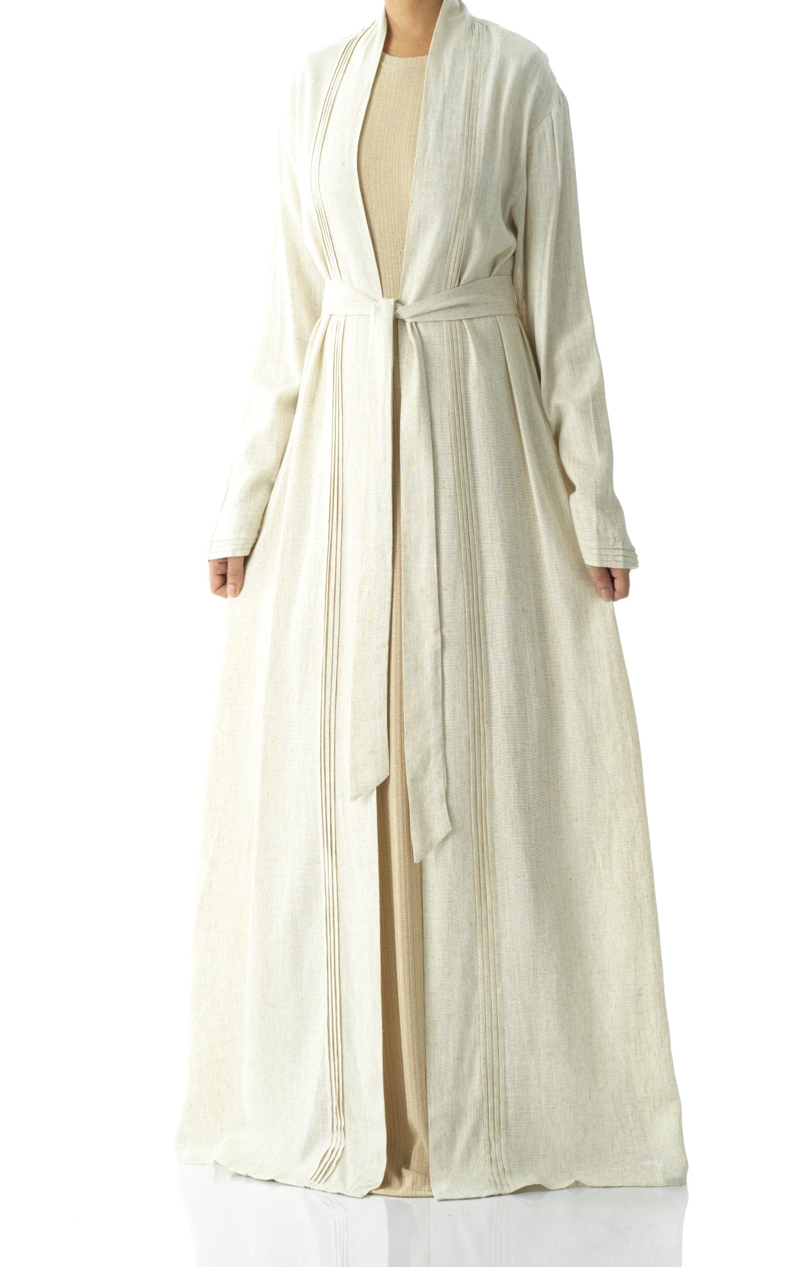 Prettty Linen cardigan abaya Kabayare