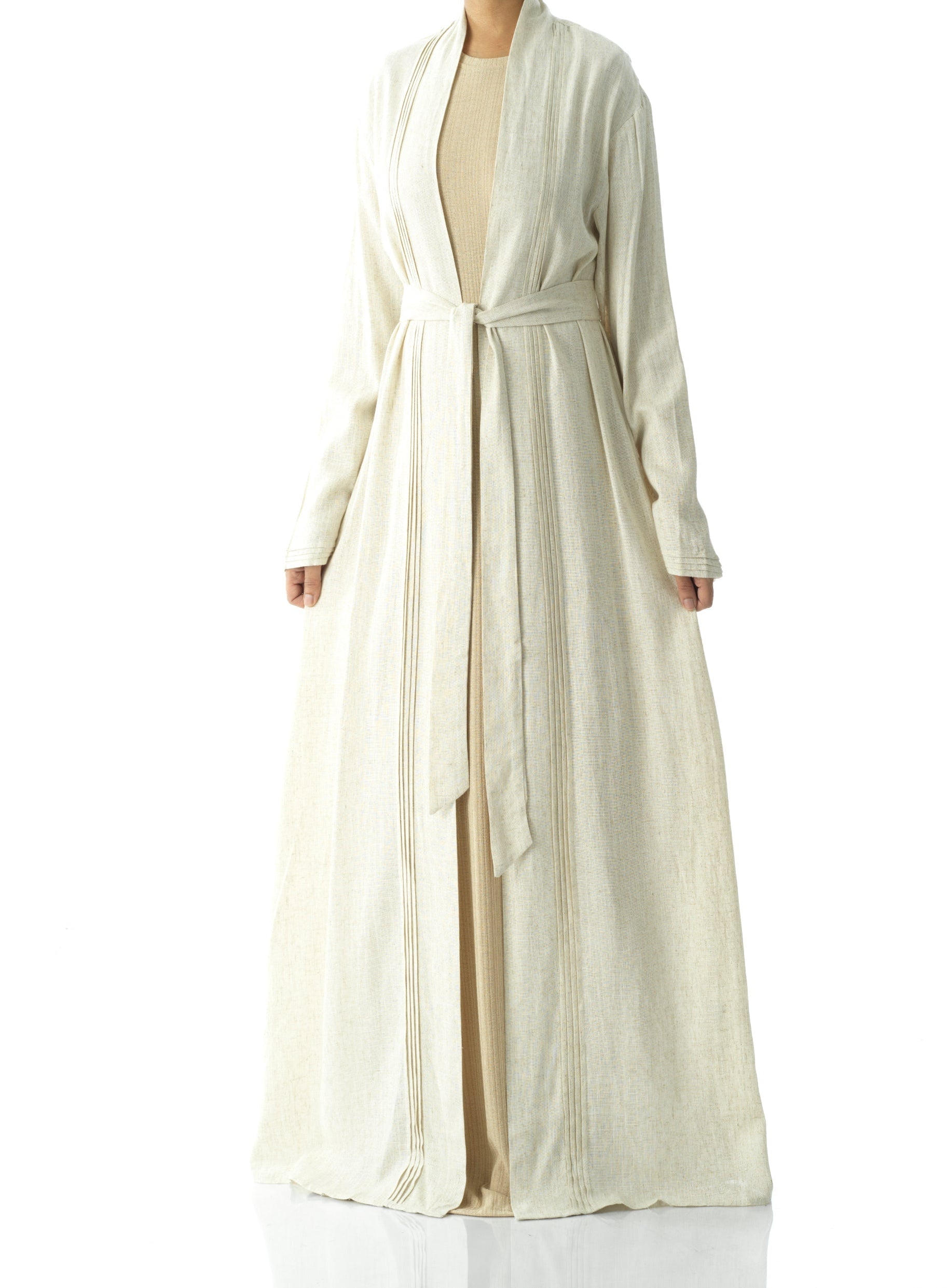 Prettty Linen cardigan abaya Kabayare