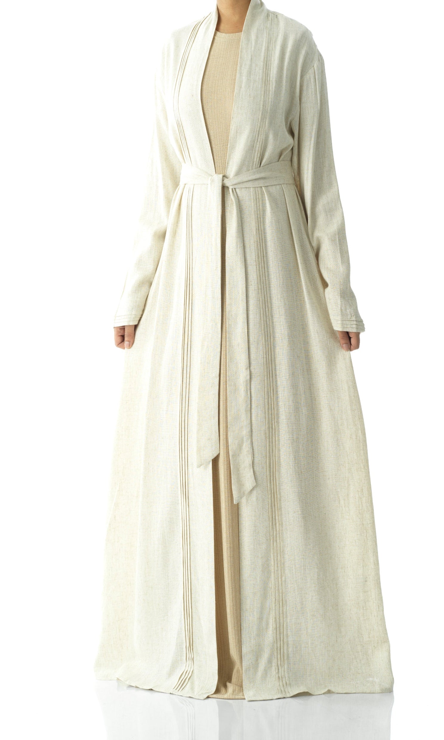 Prettty Linen cardigan abaya Kabayare