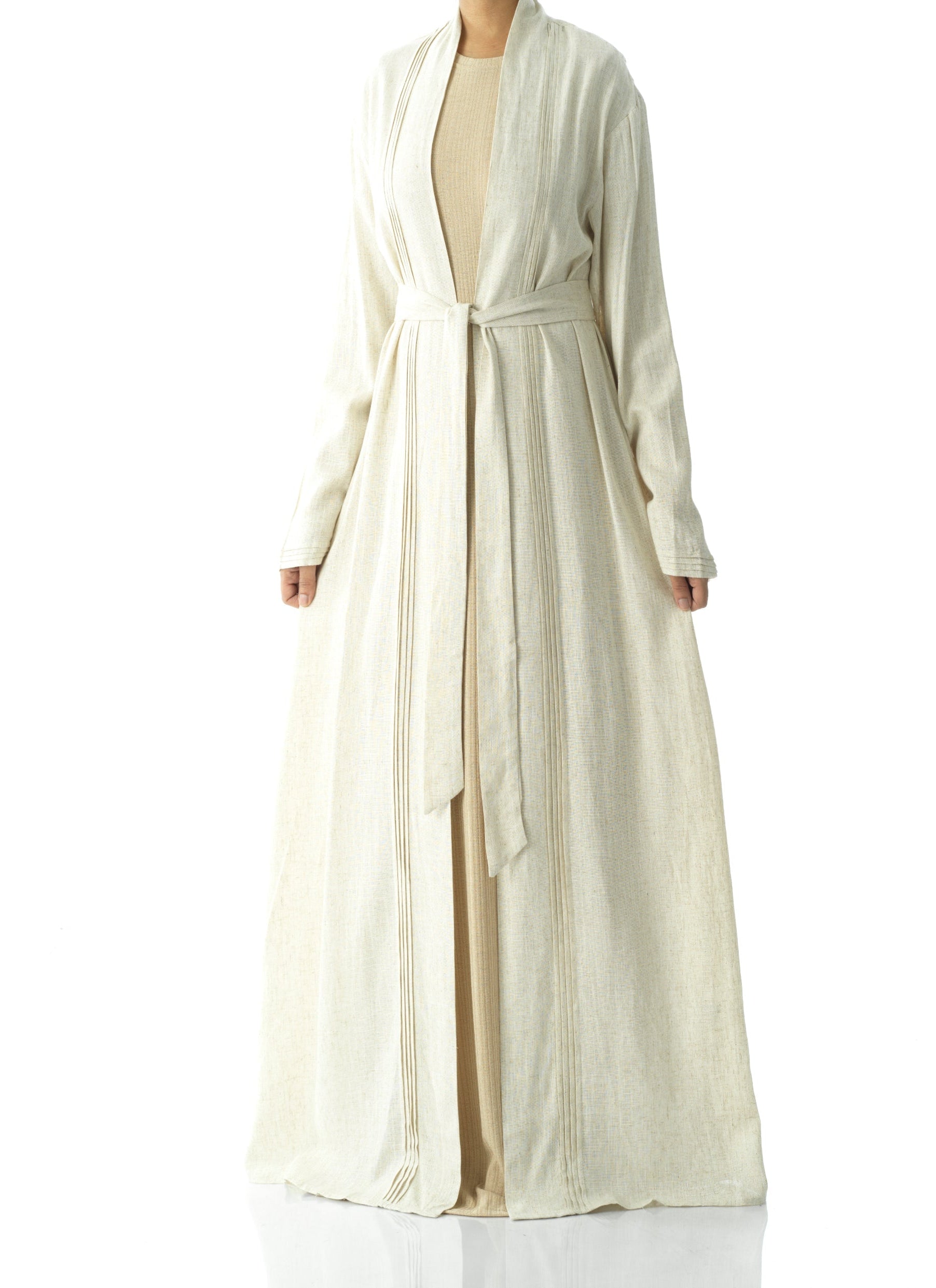 Prettty Linen cardigan abaya Kabayare