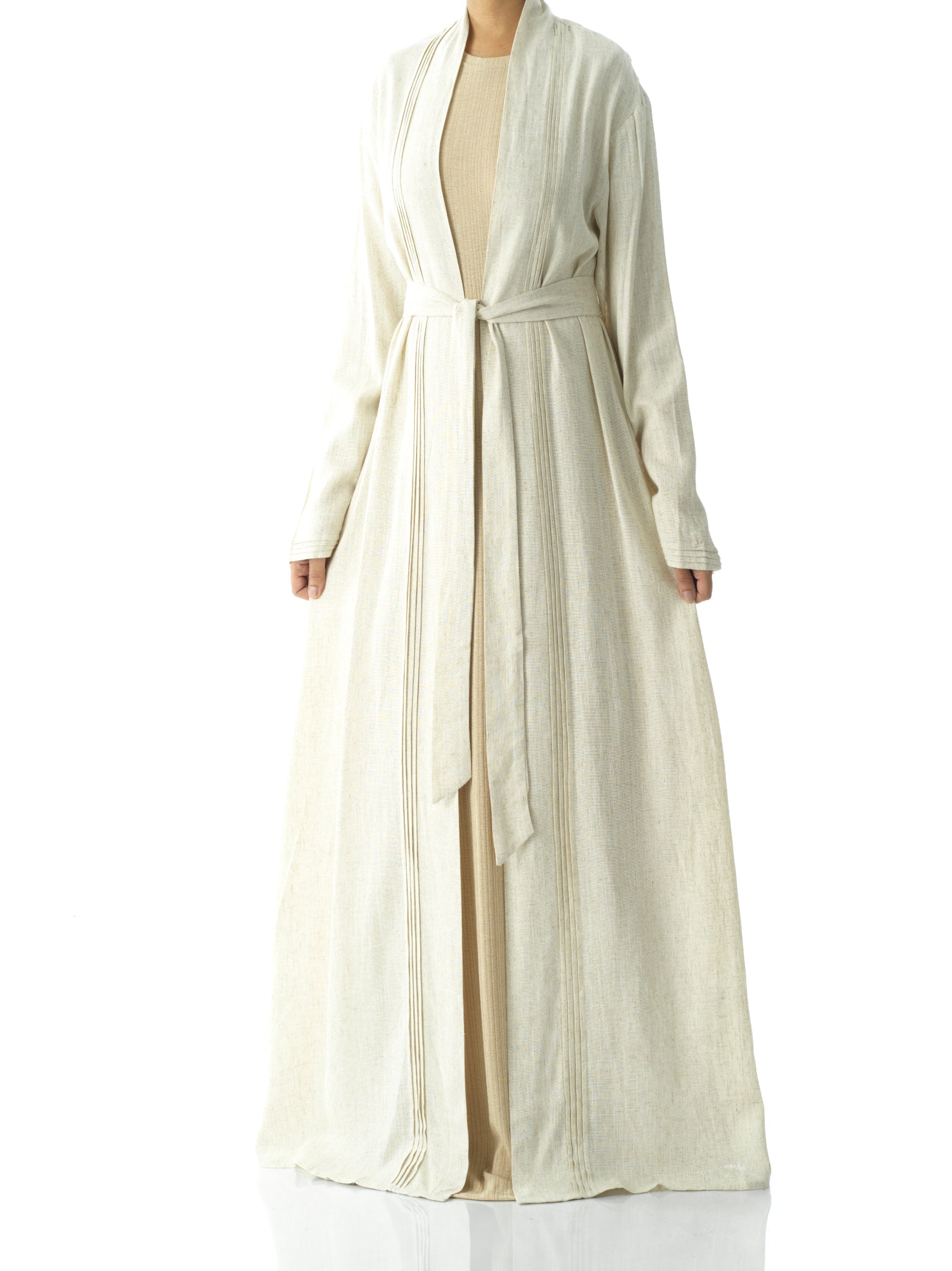 Prettty Linen cardigan abaya Kabayare