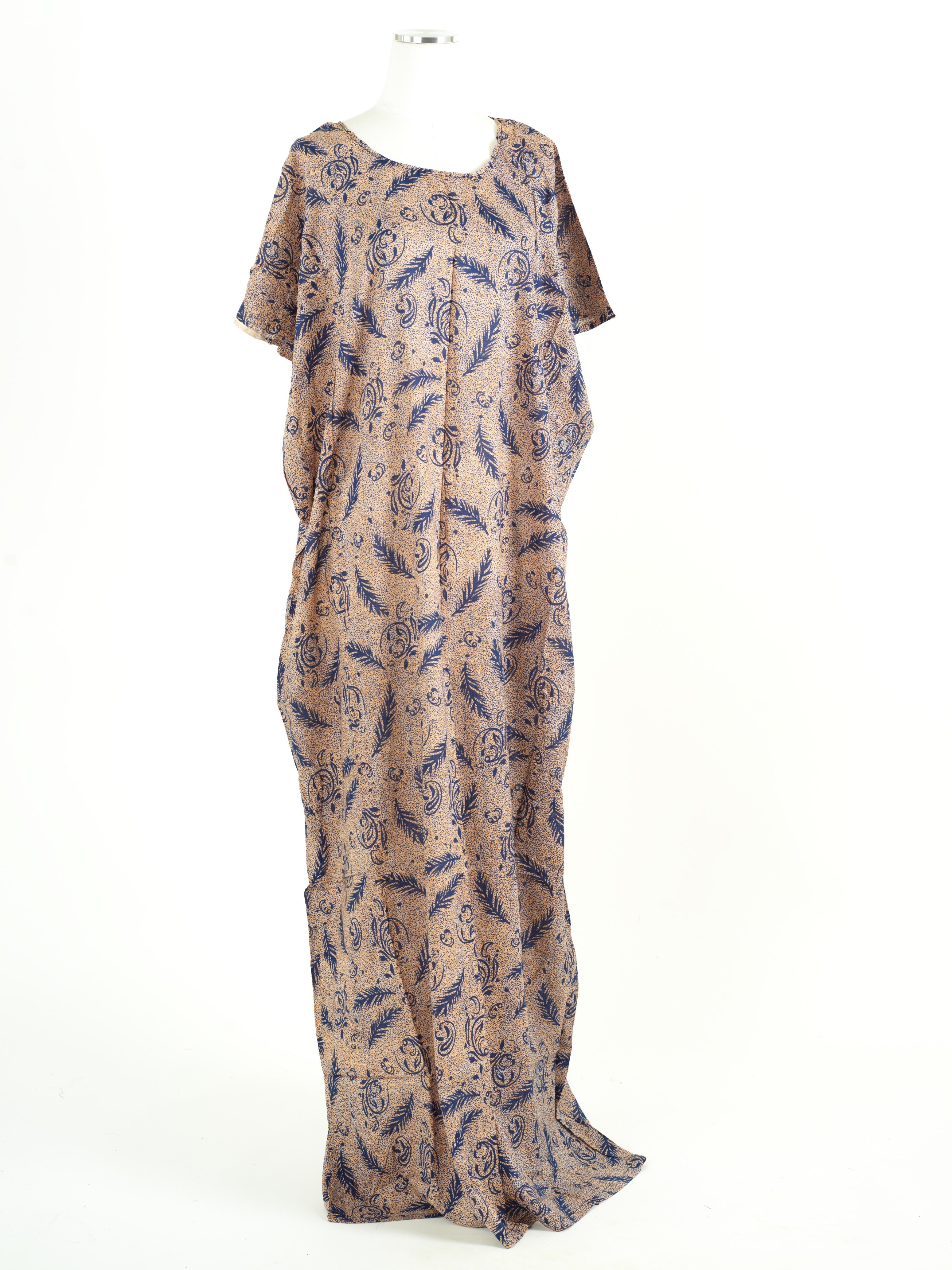 pretty leaves bati print dress Kabayare