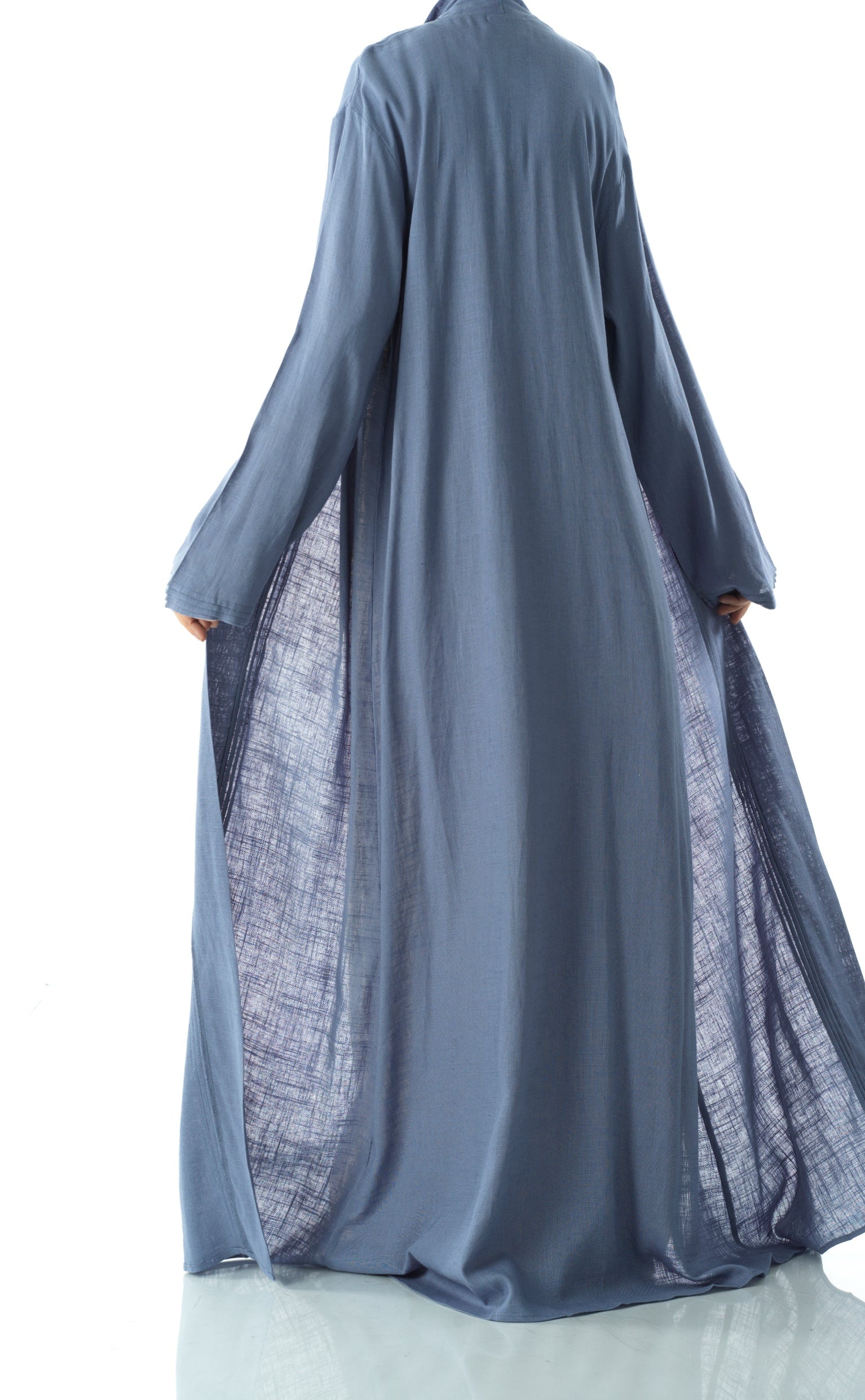 Pretty Linen cardigan abaya Kabayare