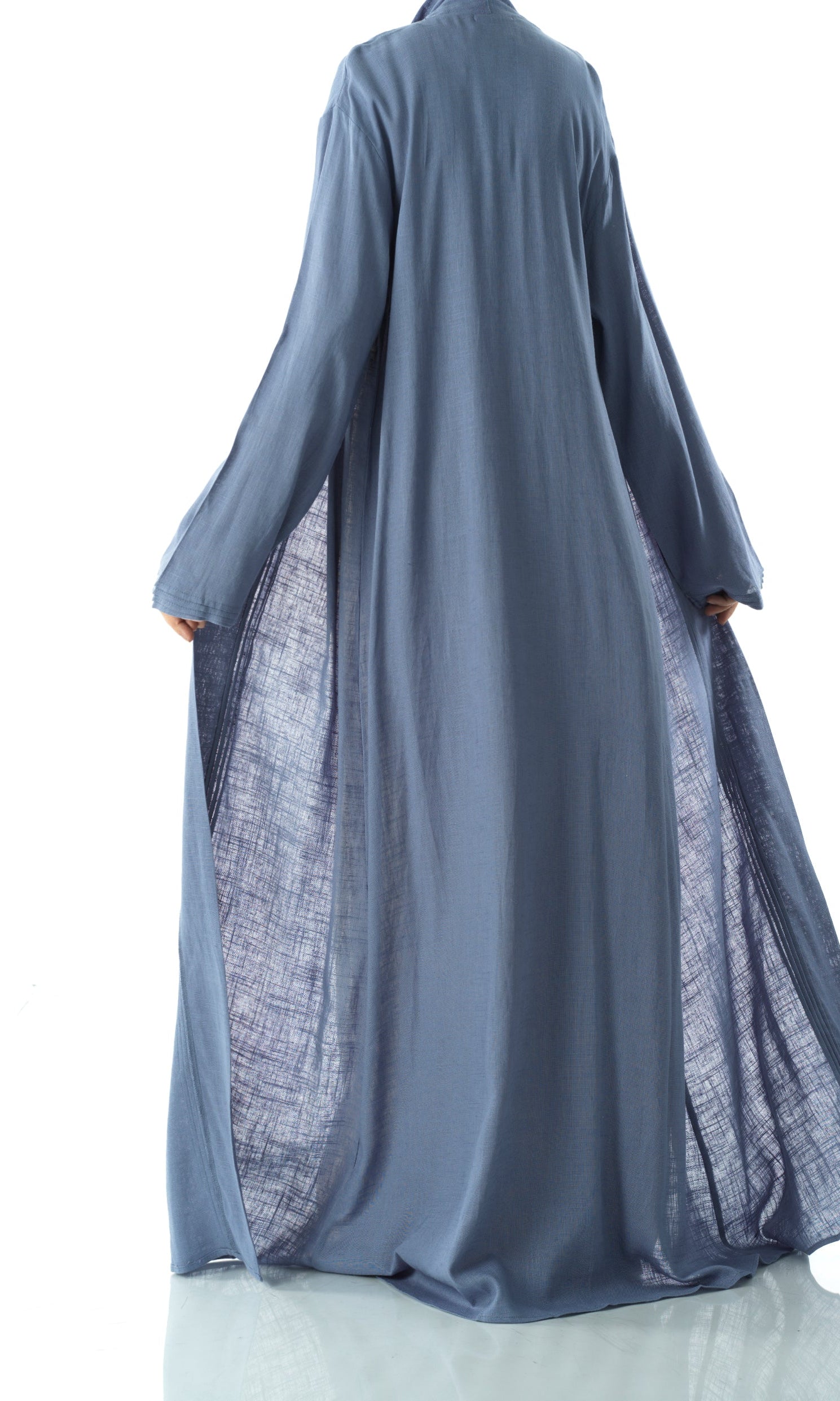 Pretty Linen cardigan abaya Kabayare