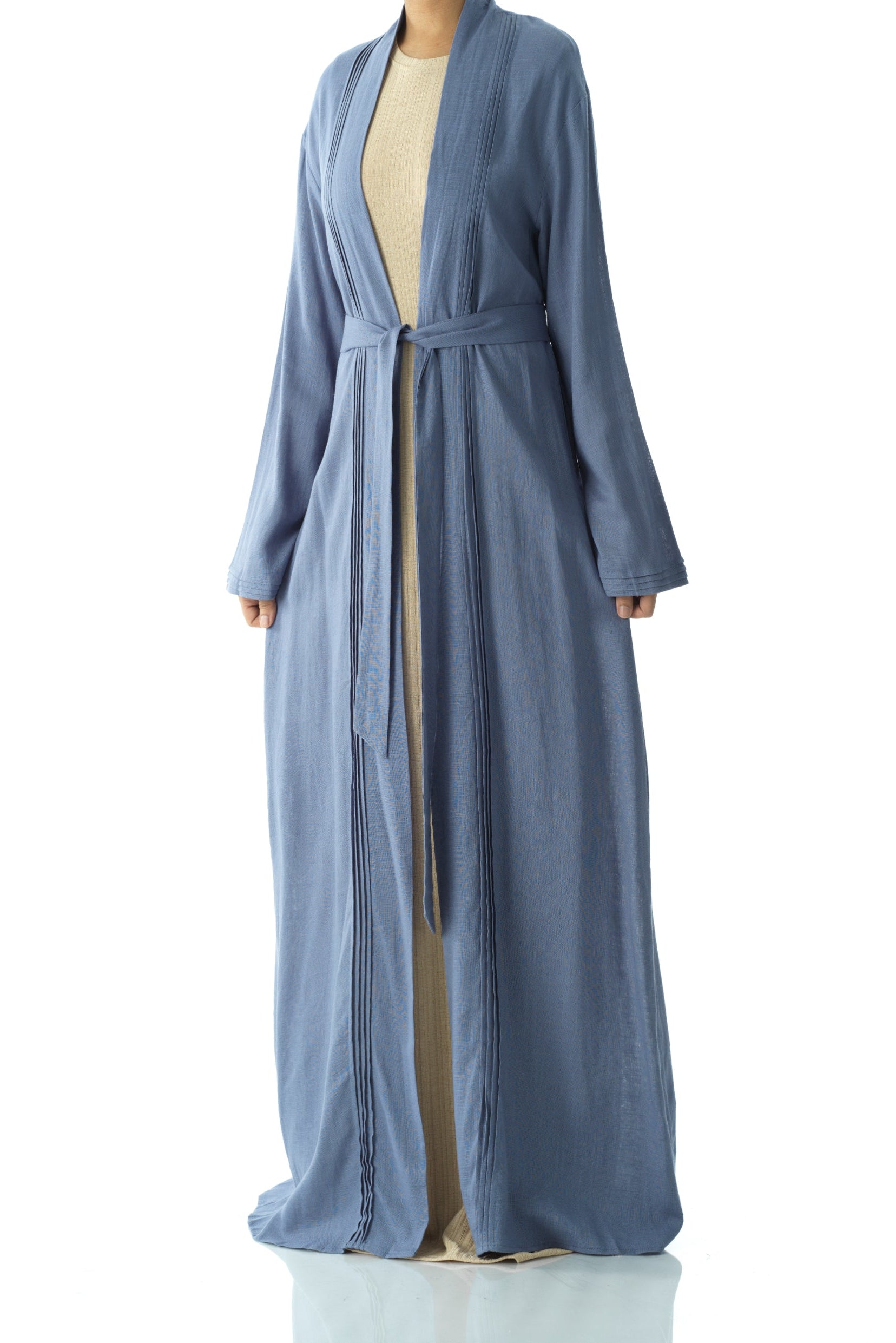 Pretty Linen cardigan abaya Kabayare