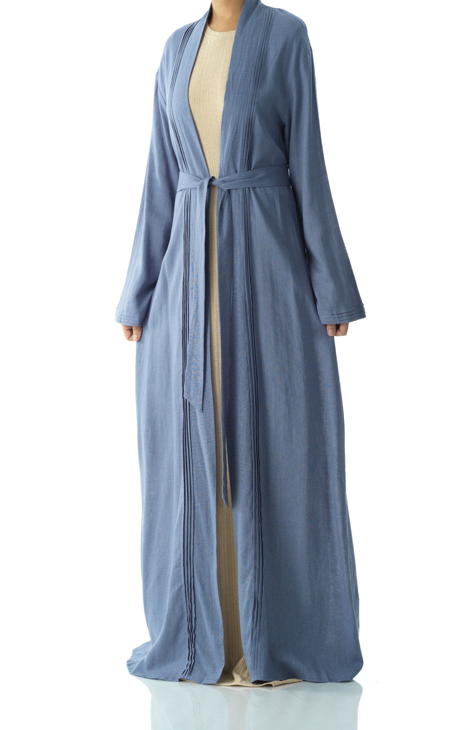 Pretty Linen cardigan abaya Kabayare