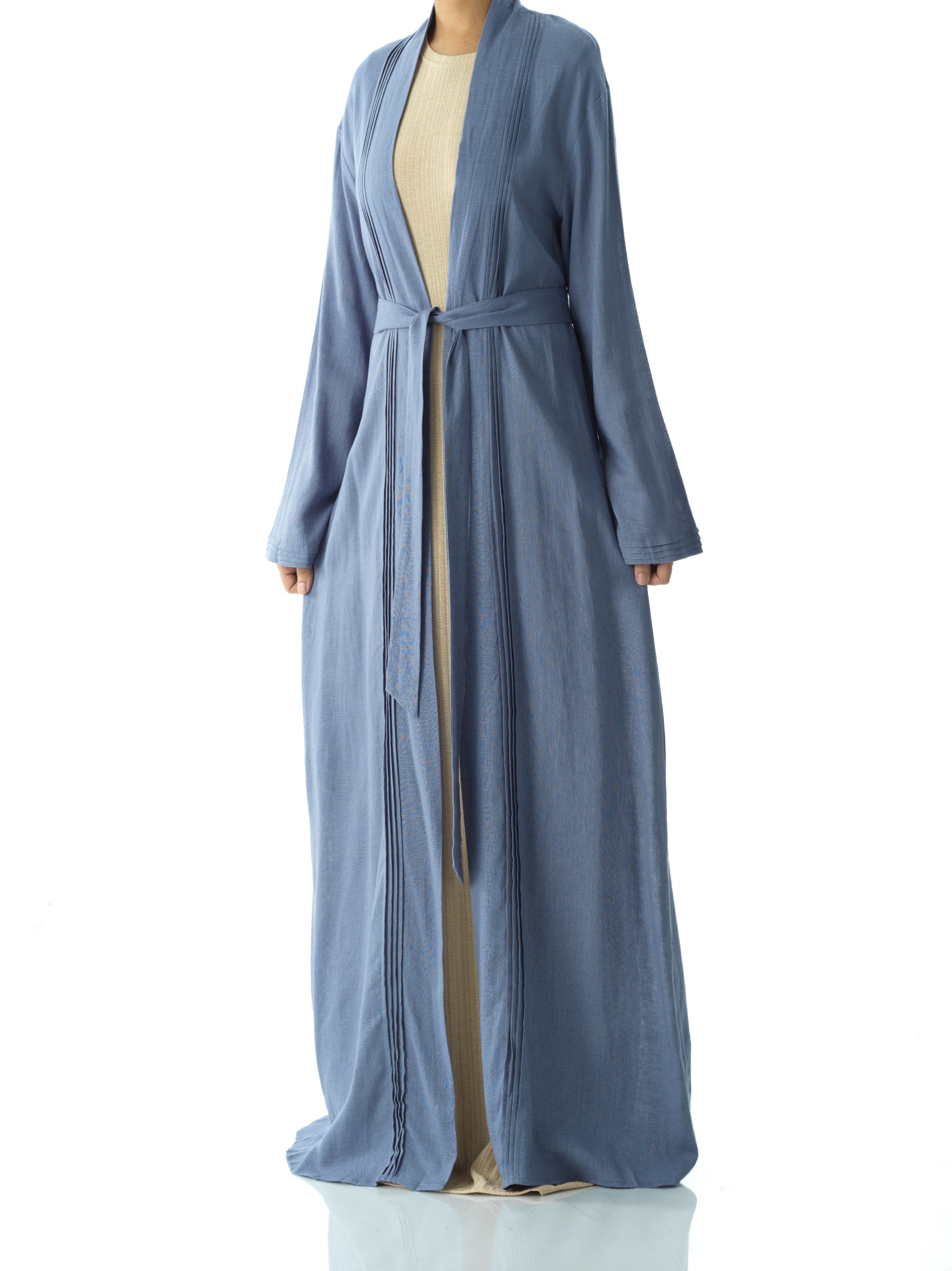 Pretty Linen cardigan abaya Kabayare
