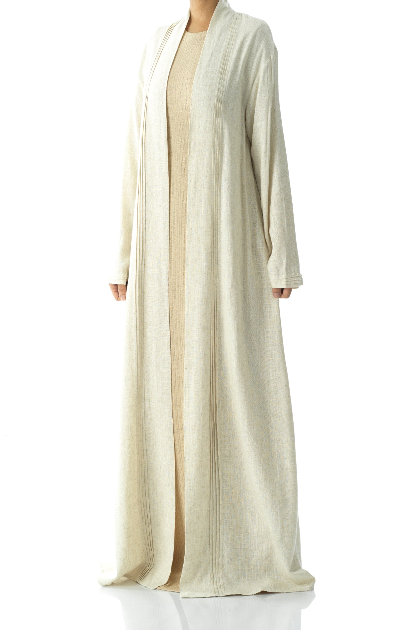Pretty Linen cardigan abaya Kabayare