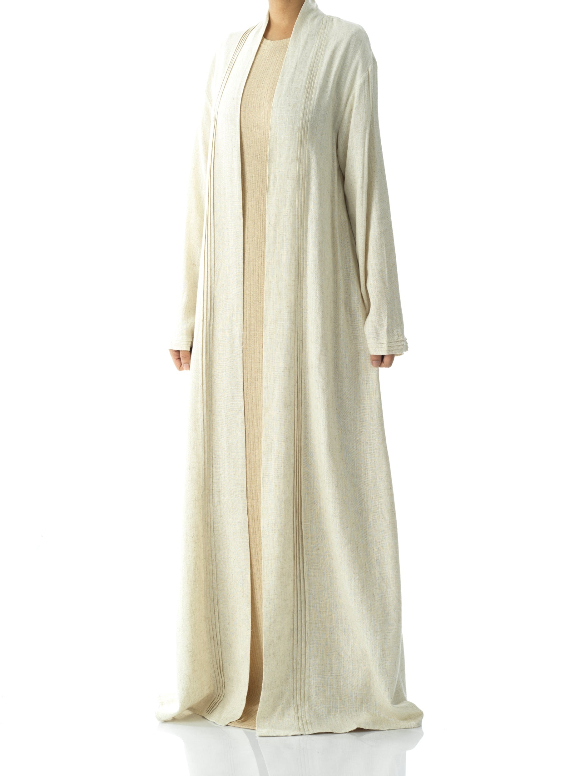 Pretty Linen cardigan abaya Kabayare