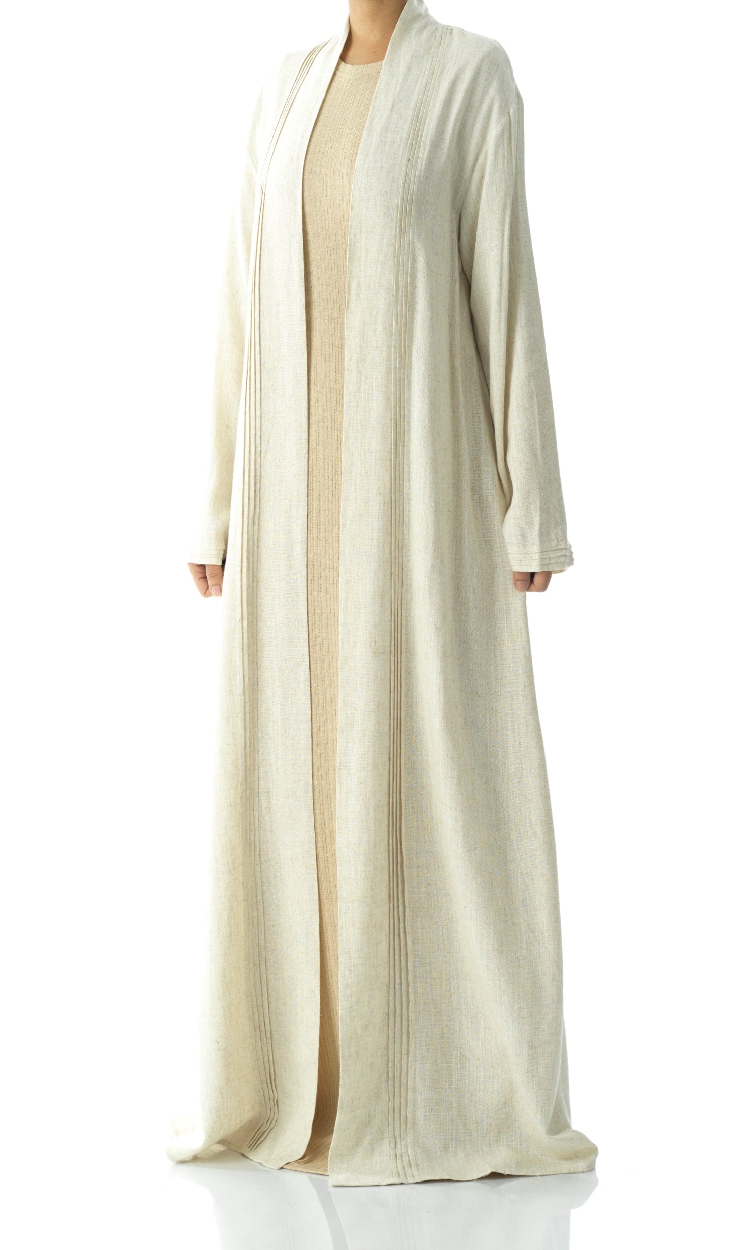 Pretty Linen cardigan abaya Kabayare