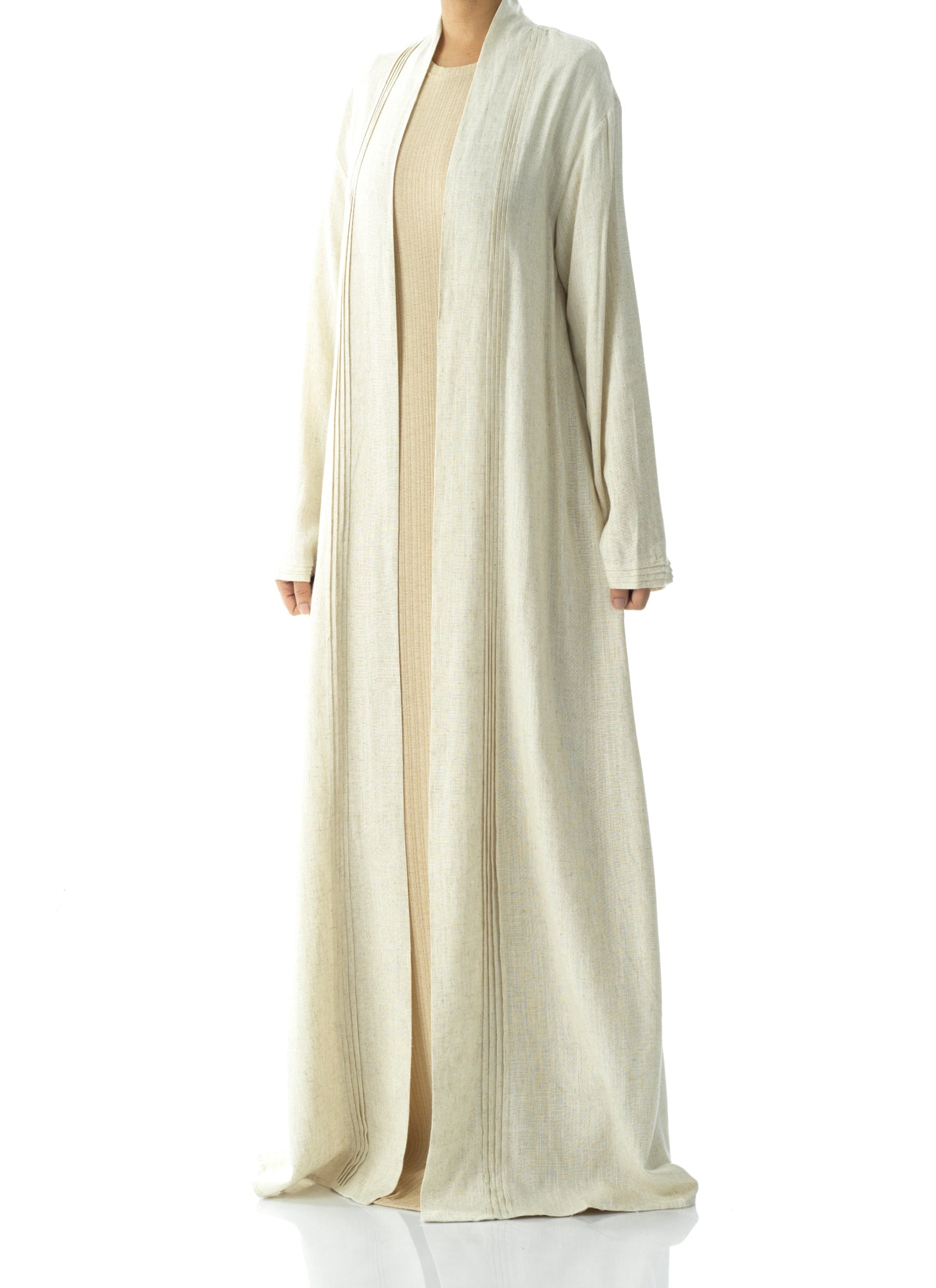 Pretty Linen cardigan abaya Kabayare