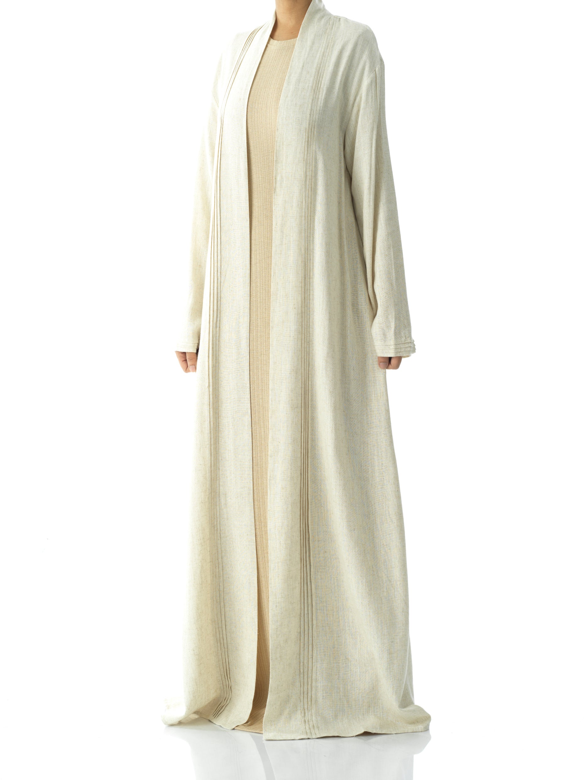 Pretty Linen cardigan abaya Kabayare