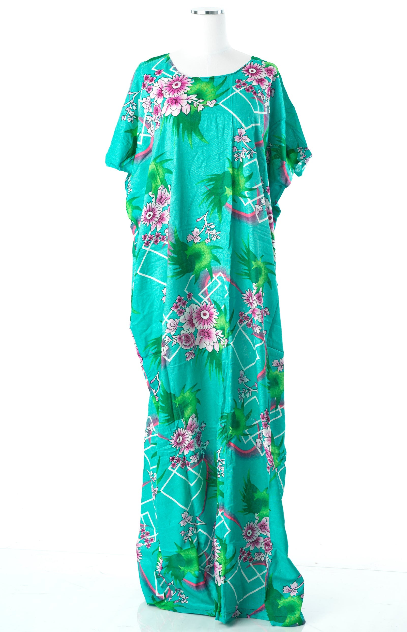 pretty Mint floral print bati dress Kabayare