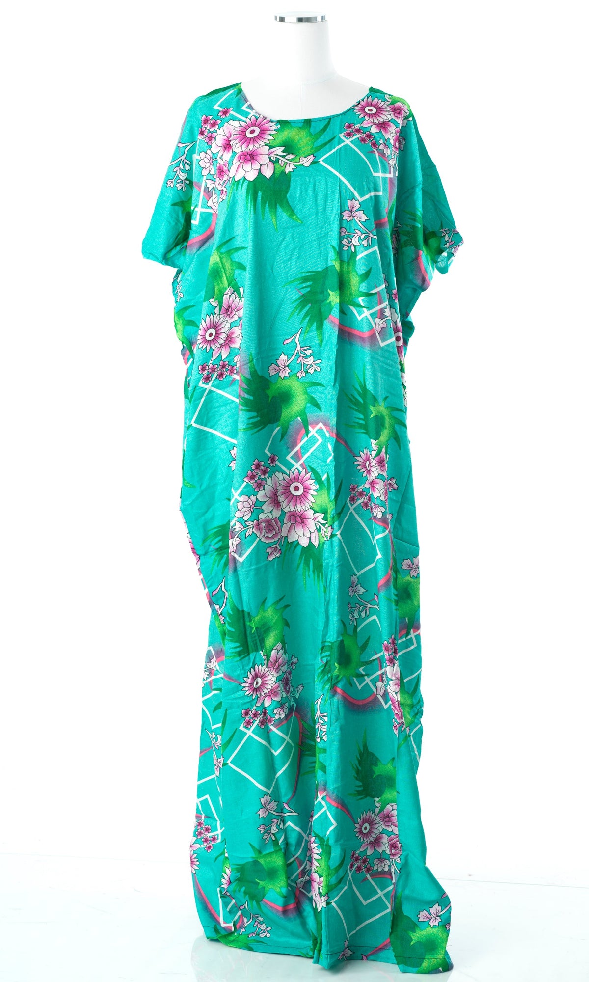 pretty Mint floral print bati dress Kabayare