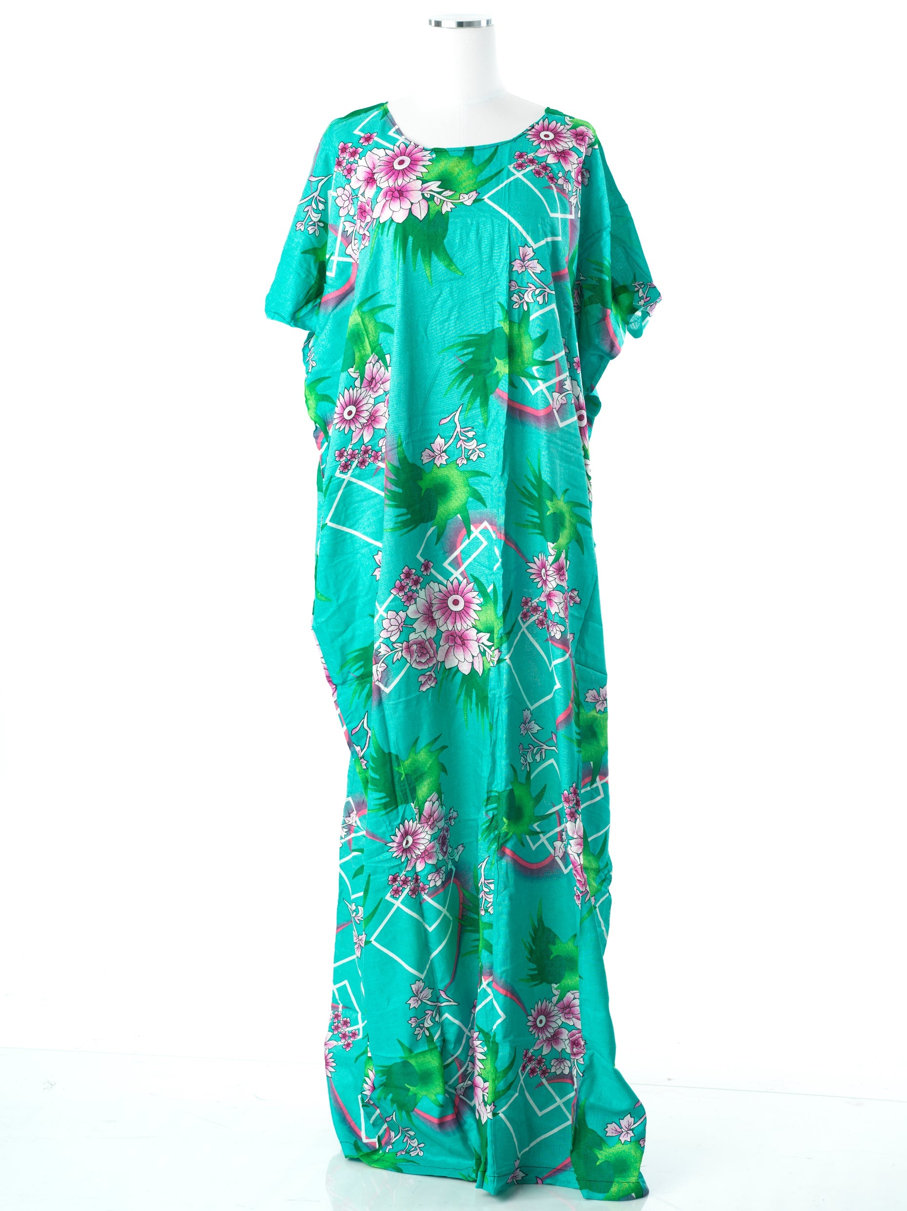 pretty Mint floral print bati dress Kabayare