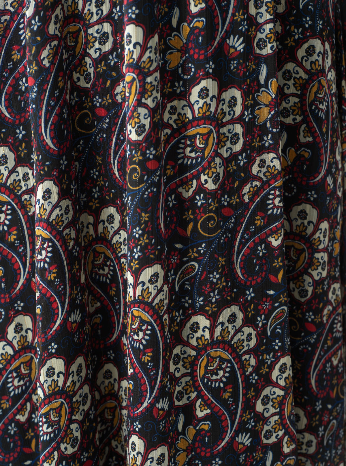 Pretty Paisley print v-neck chiffon maxi dress Kabayare