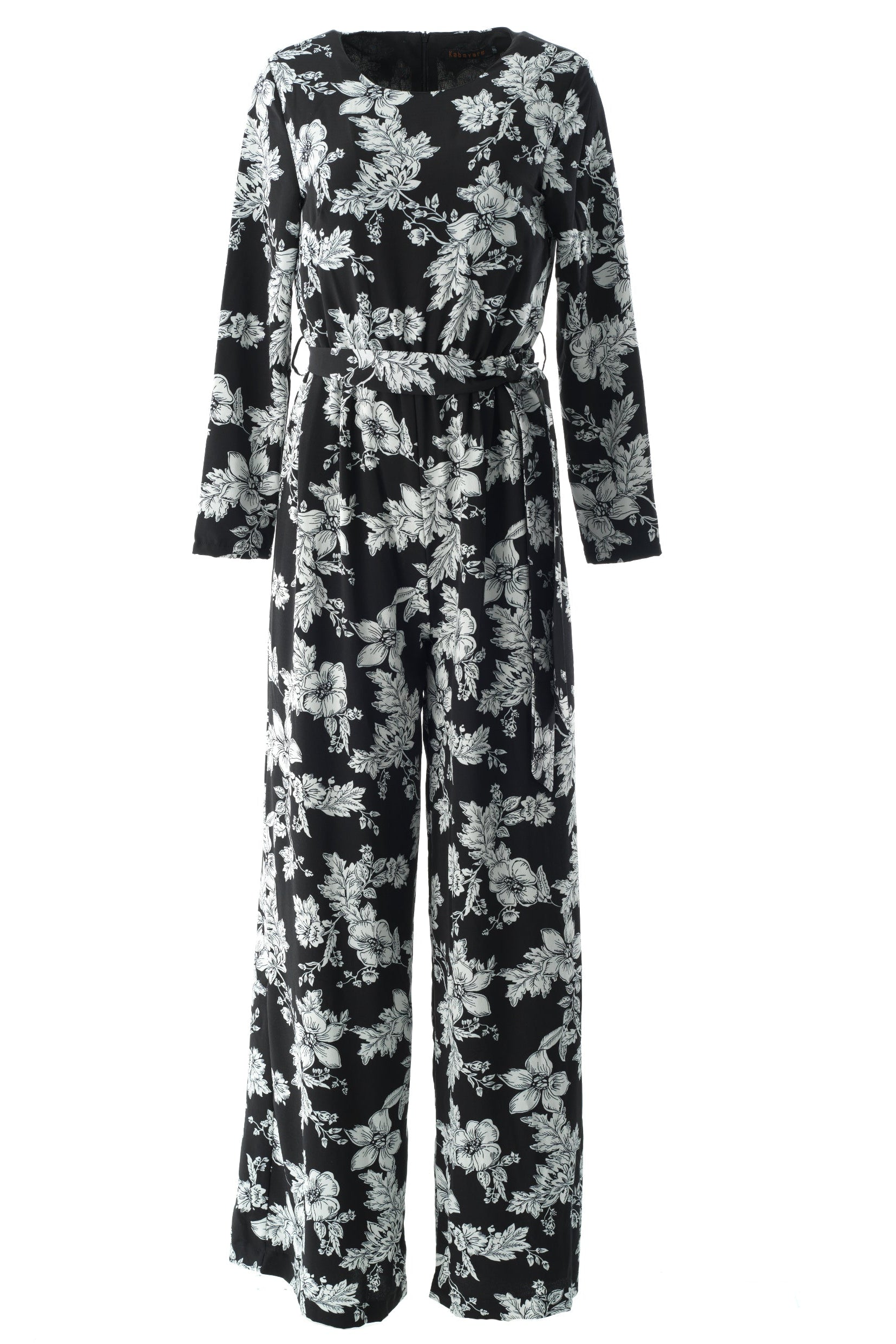Regents Floral Modest long sleeve jumpsuits Kabayare