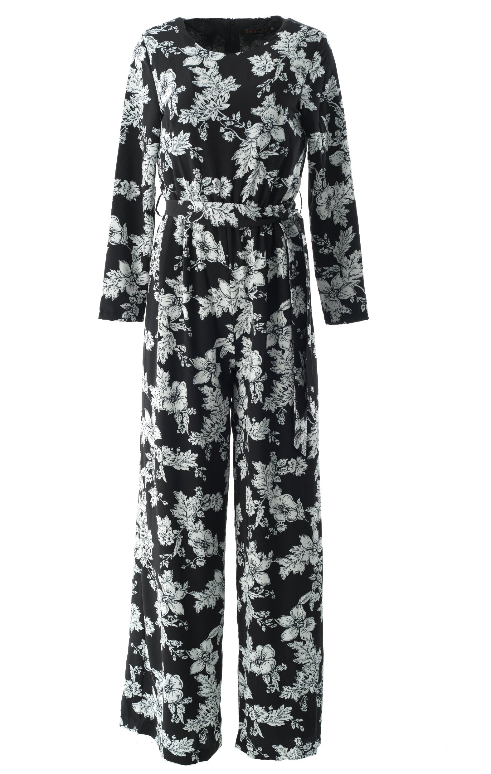 Regents Floral Modest long sleeve jumpsuits Kabayare
