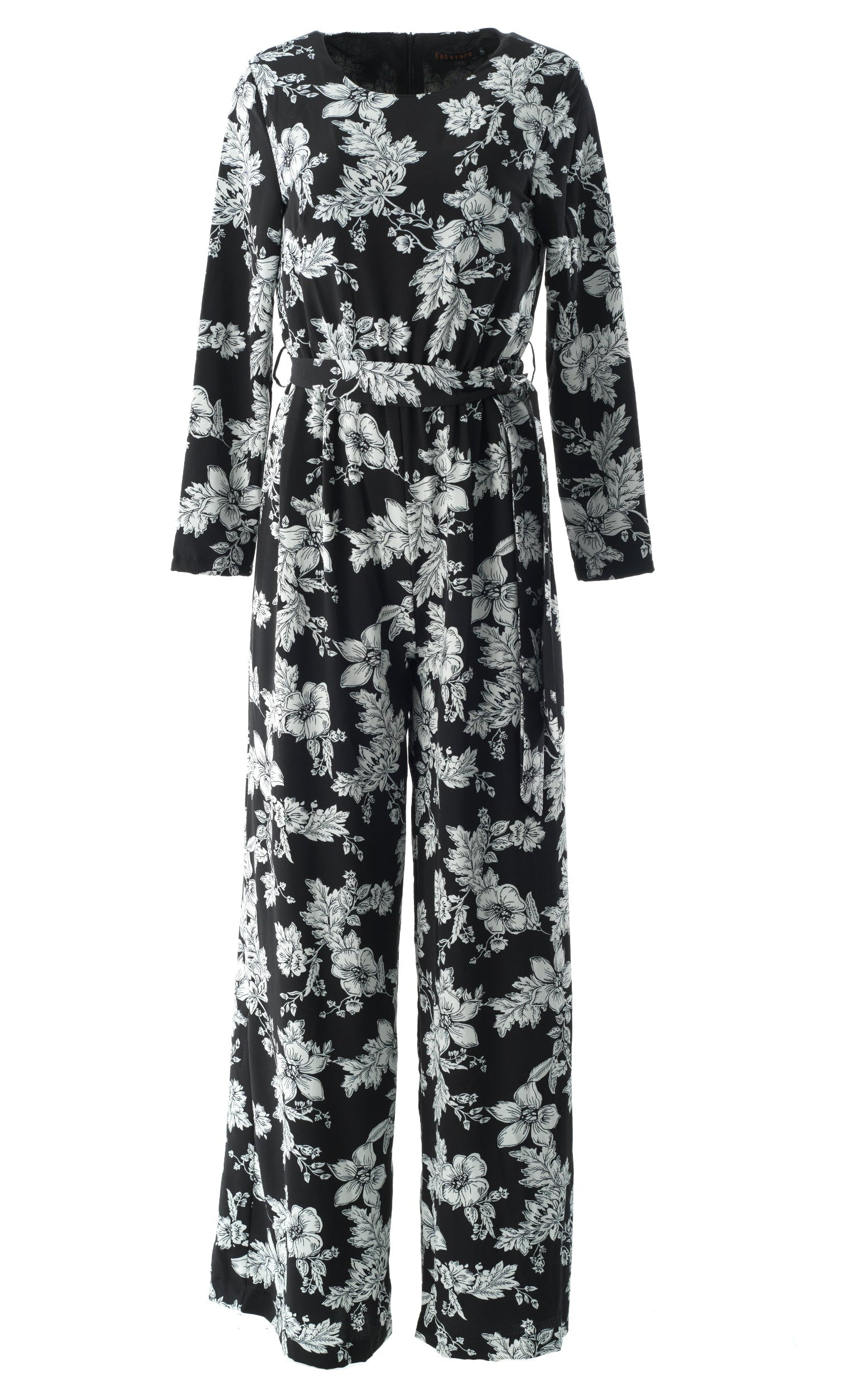 Regents Floral Modest long sleeve jumpsuits Kabayare