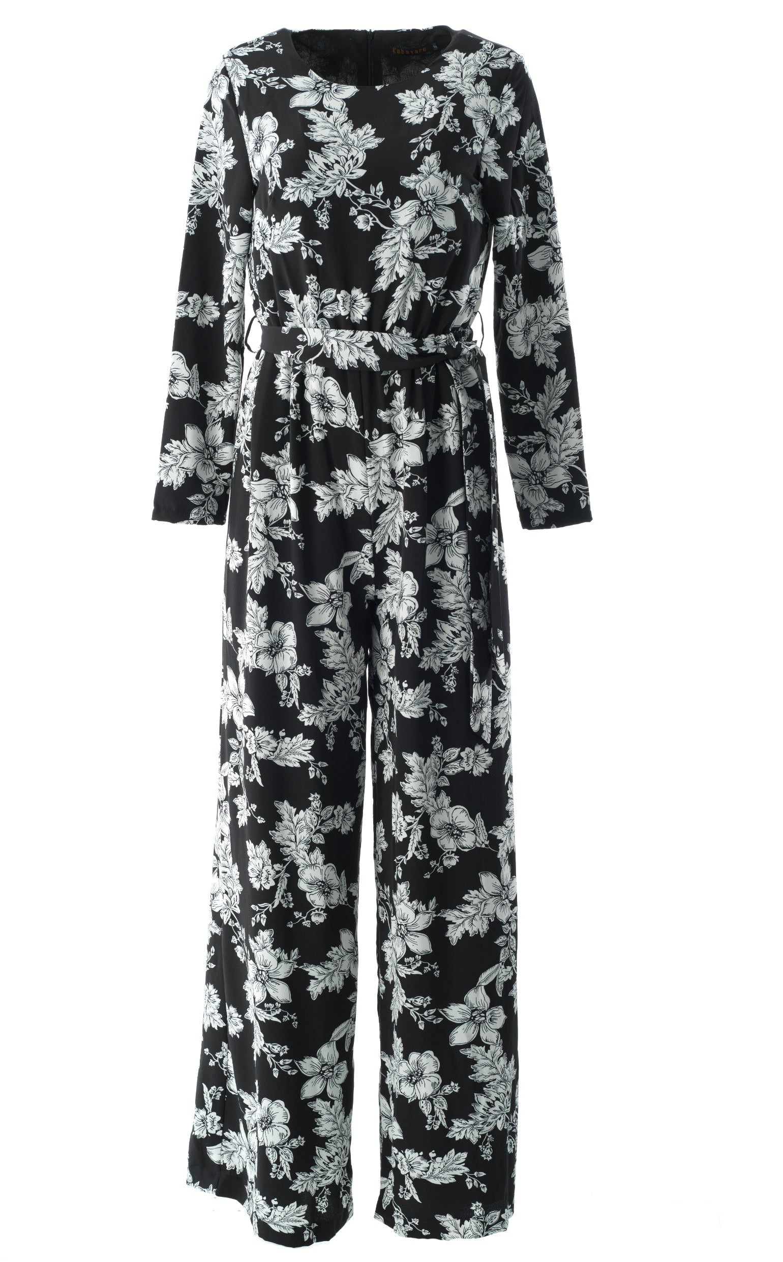 Regents Floral Modest long sleeve jumpsuits Kabayare
