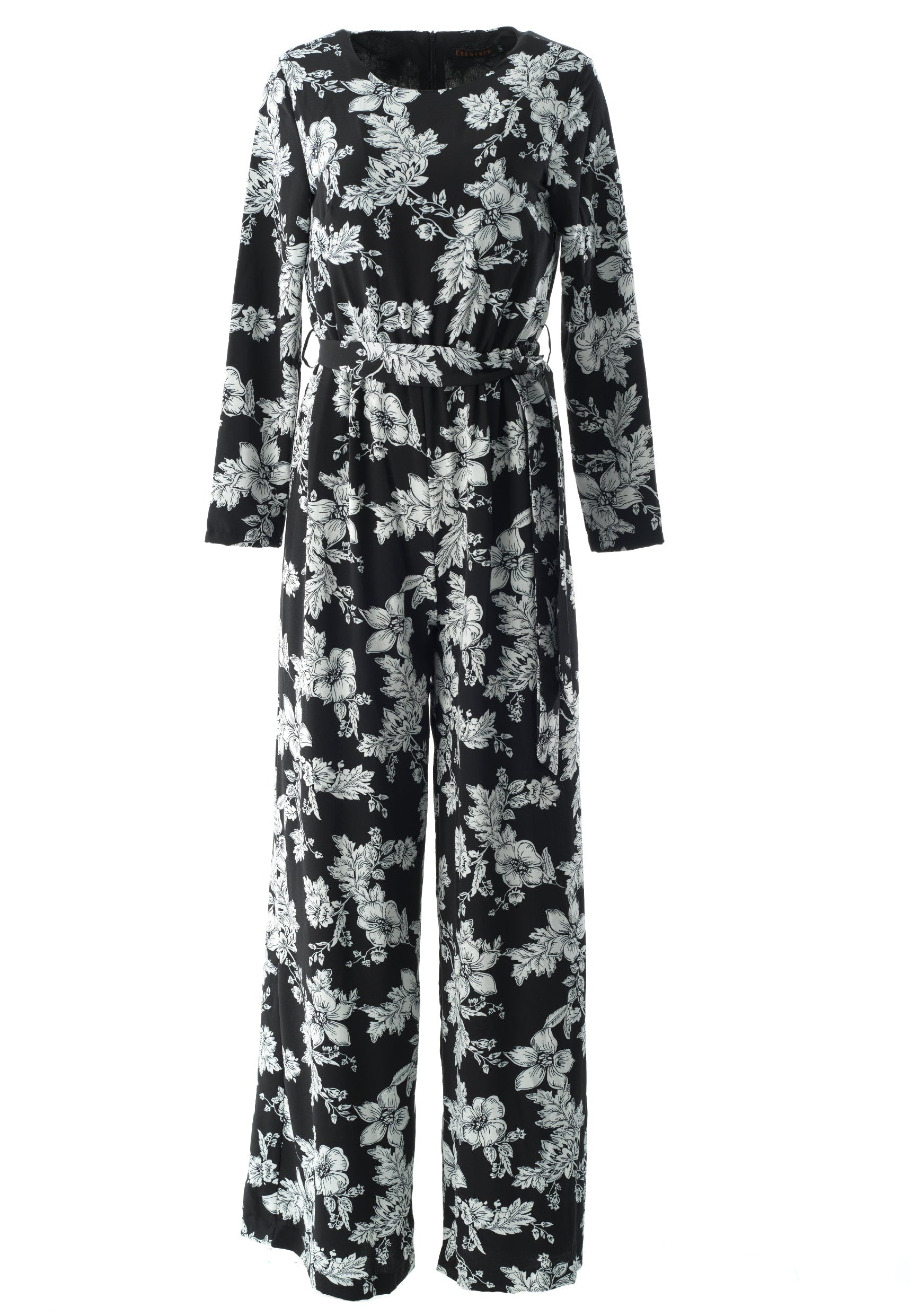 Regents Floral Modest long sleeve jumpsuits Kabayare